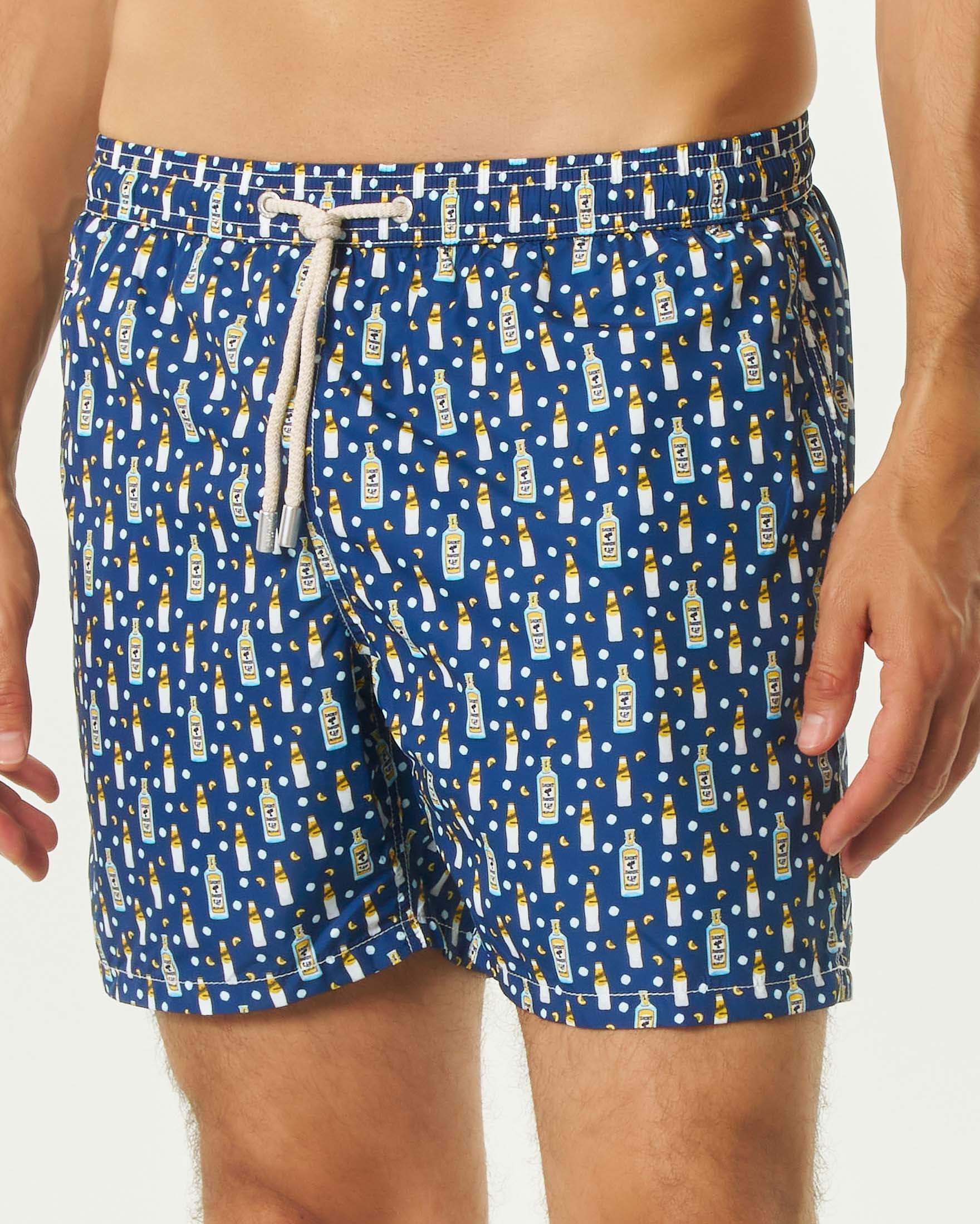 Boxer mare blu MC2 Saint Barth con stampa Gin Tonic image