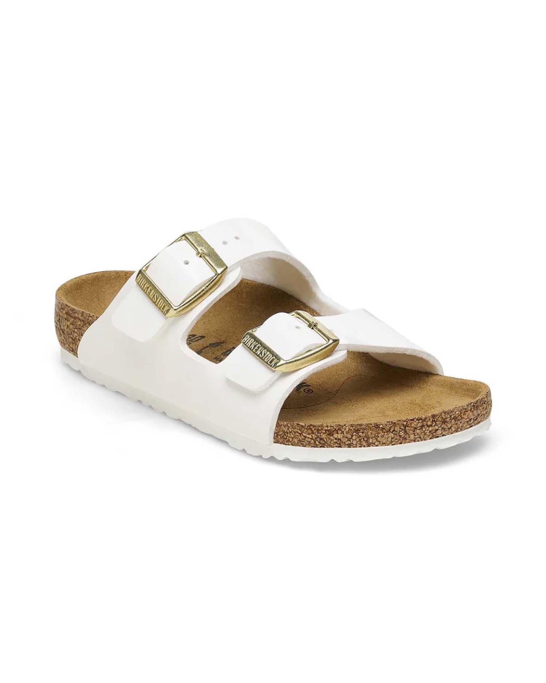 Sandalo Birkenstock Arizona bianco lucido