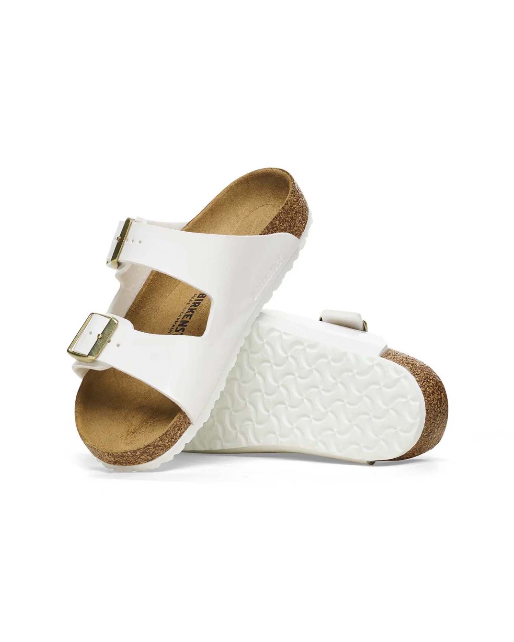 Sandalo Birkenstock Arizona bianco lucido image