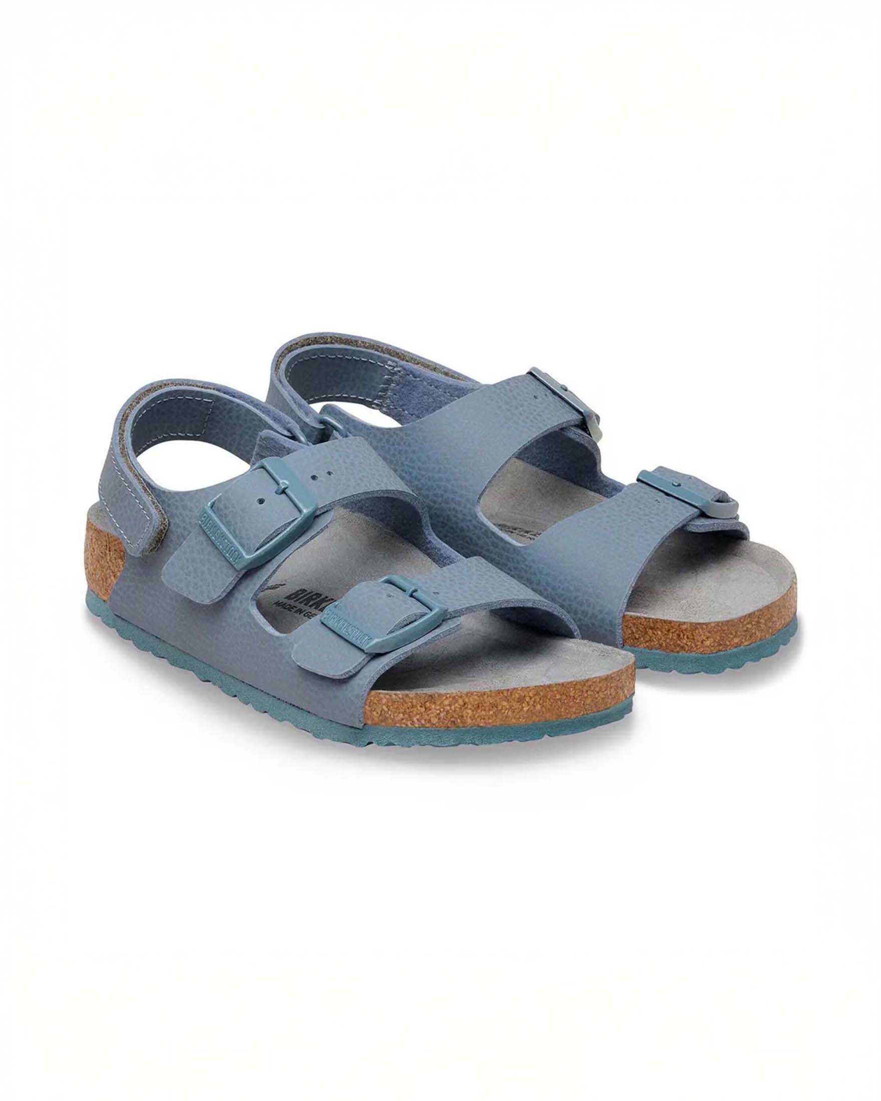 Sandalo azzurro Birkenstock modello Milano