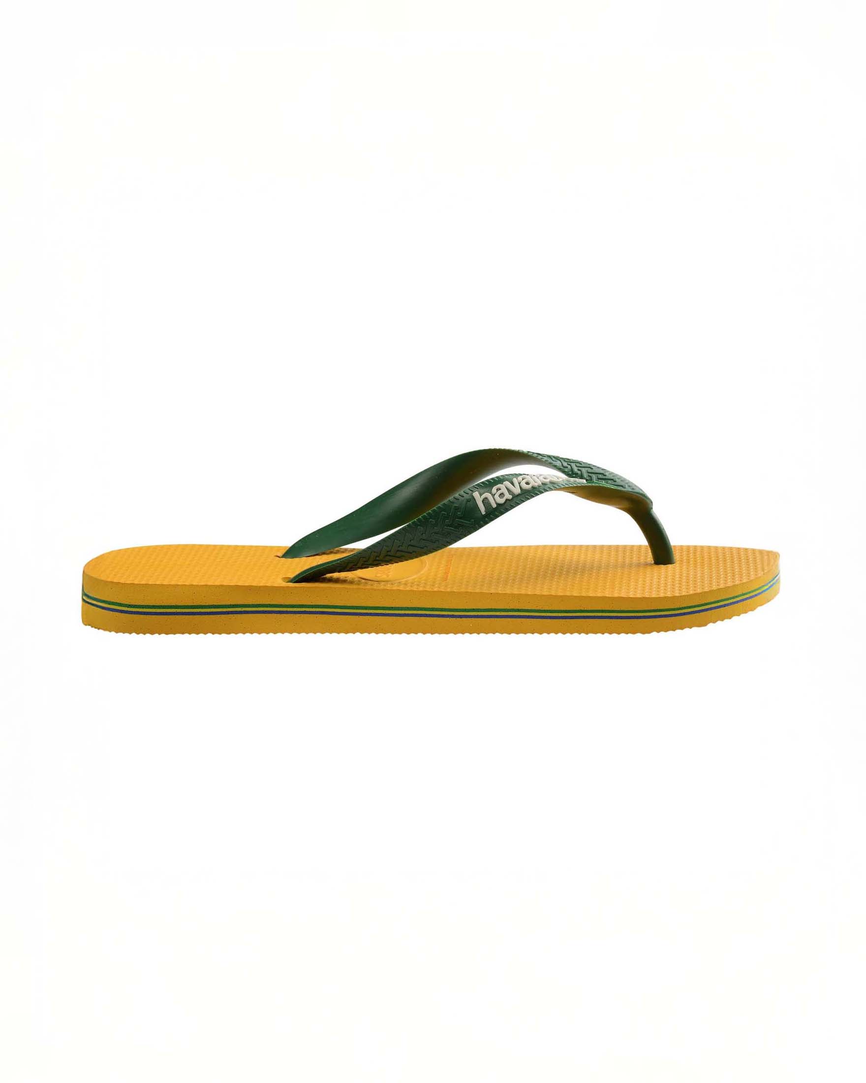 Havaianas Brasil Logo gialla con fascetta verde
