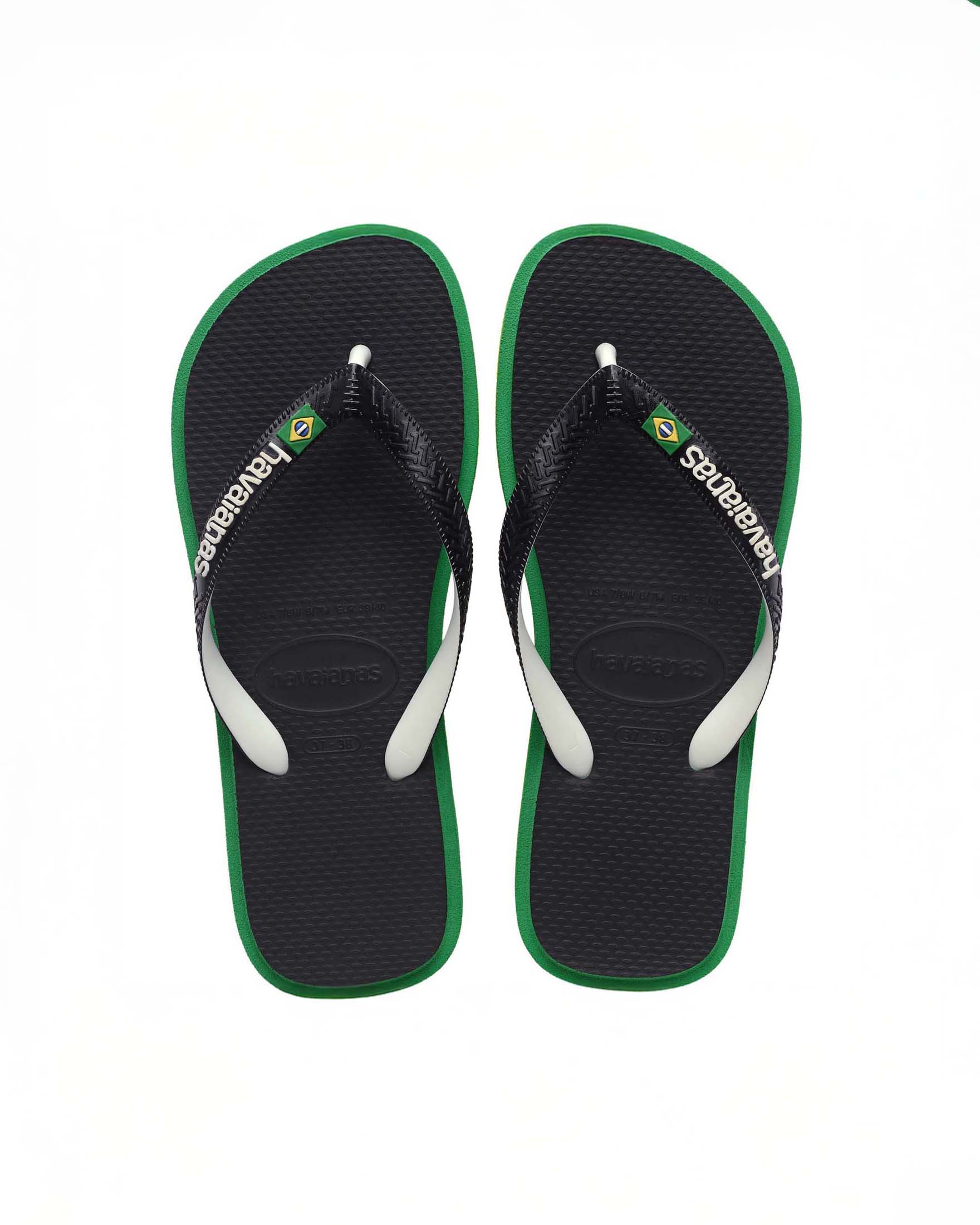Brasil Twist nera con profilo verde