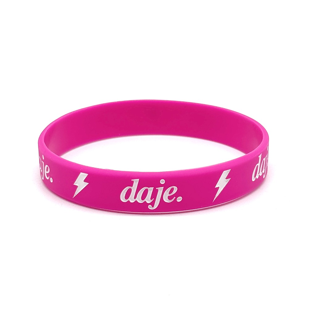 Braccialetto Silicone - Daje Pink