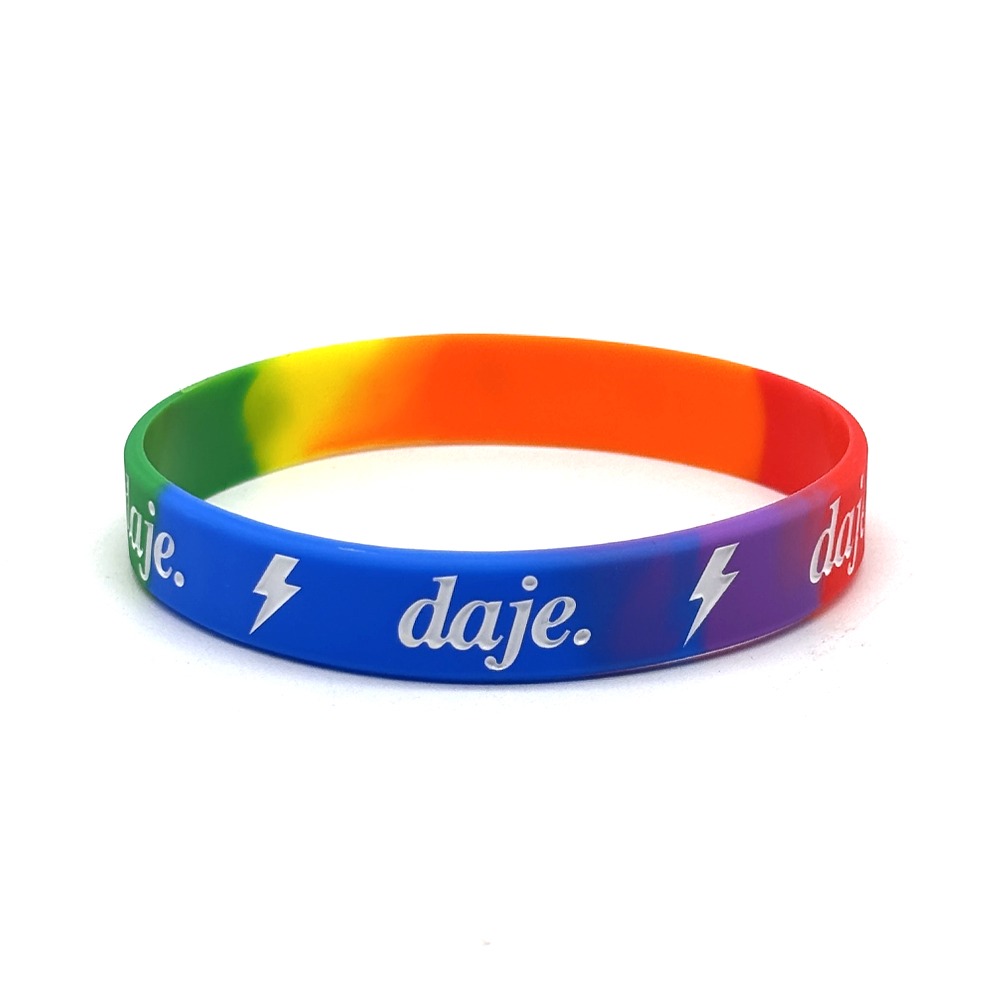 Braccialetto Silicone - Daje Rainbow