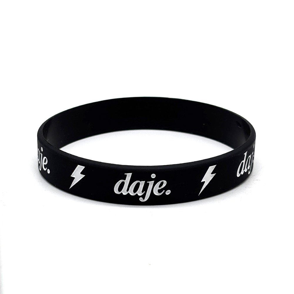 Braccialetto Silicone - Daje Black