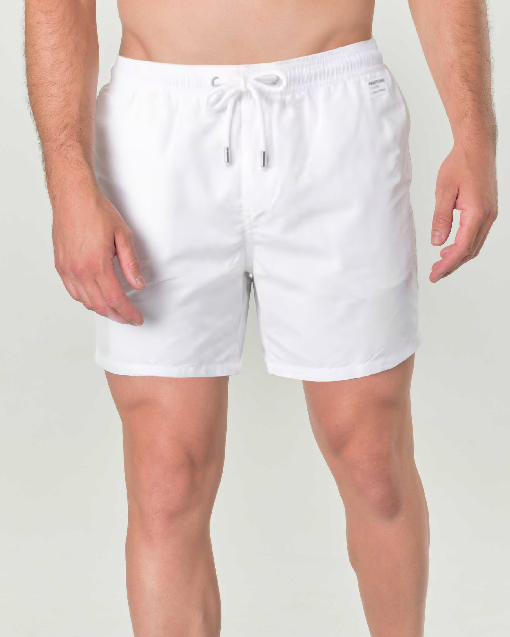 Boxer mare Pantone MC2 Saint Barth bianco tinta unita