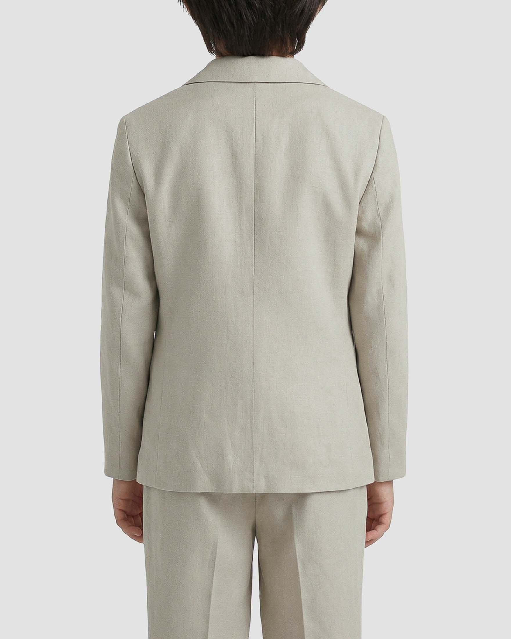 Blazer monopetto Antony Morato in misto lino color sabbia image