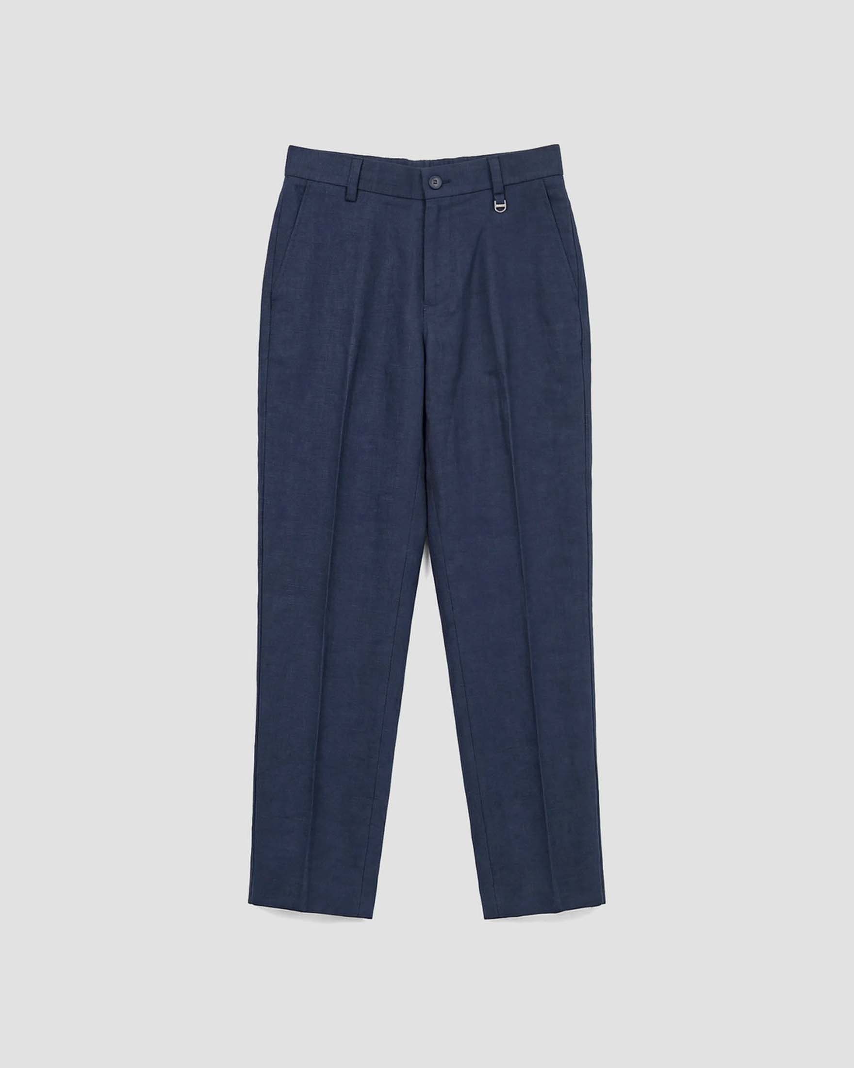 Pantalone chino Antony Morato Kids blu in misto lino