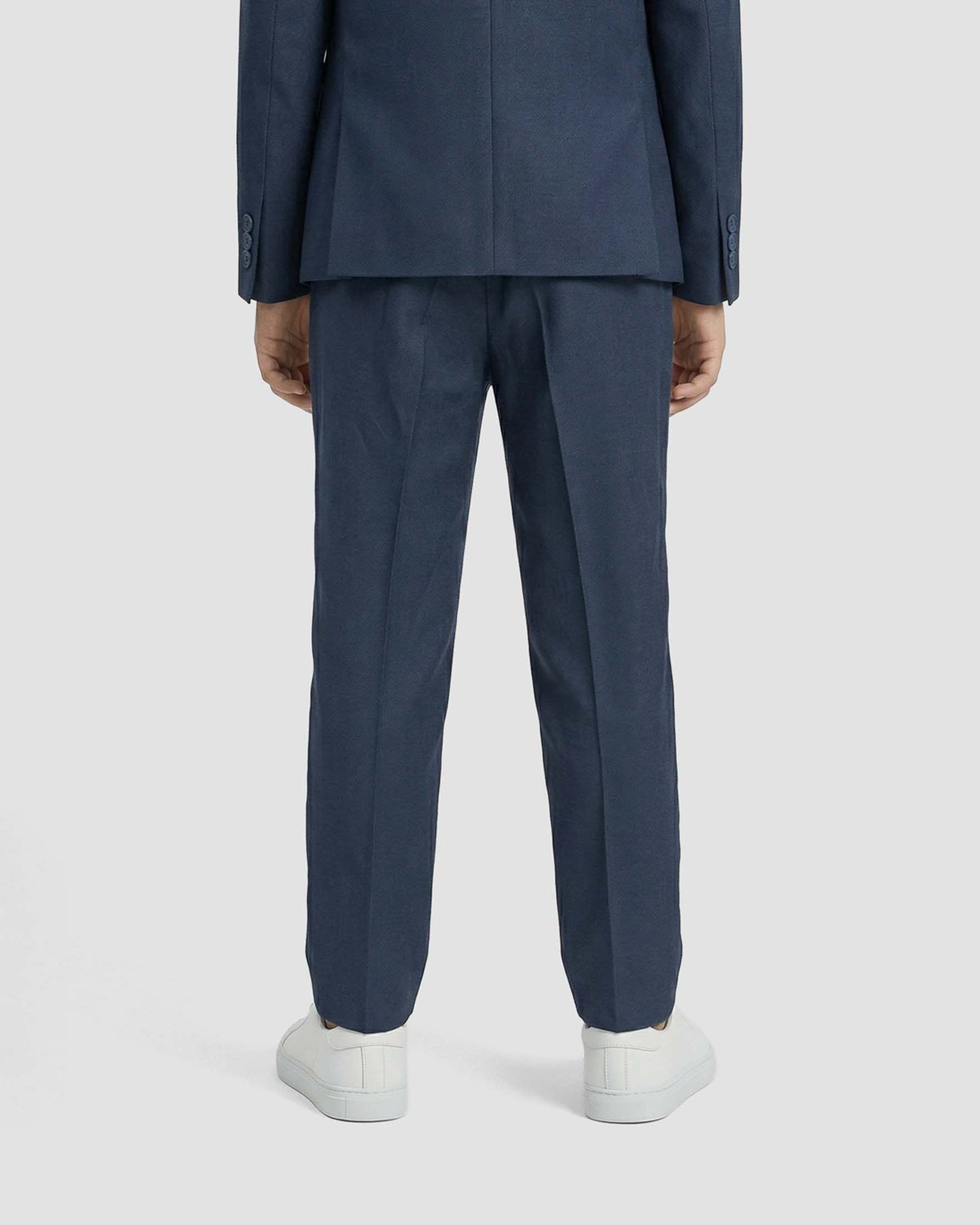 Pantalone chino Antony Morato Kids blu in misto lino image