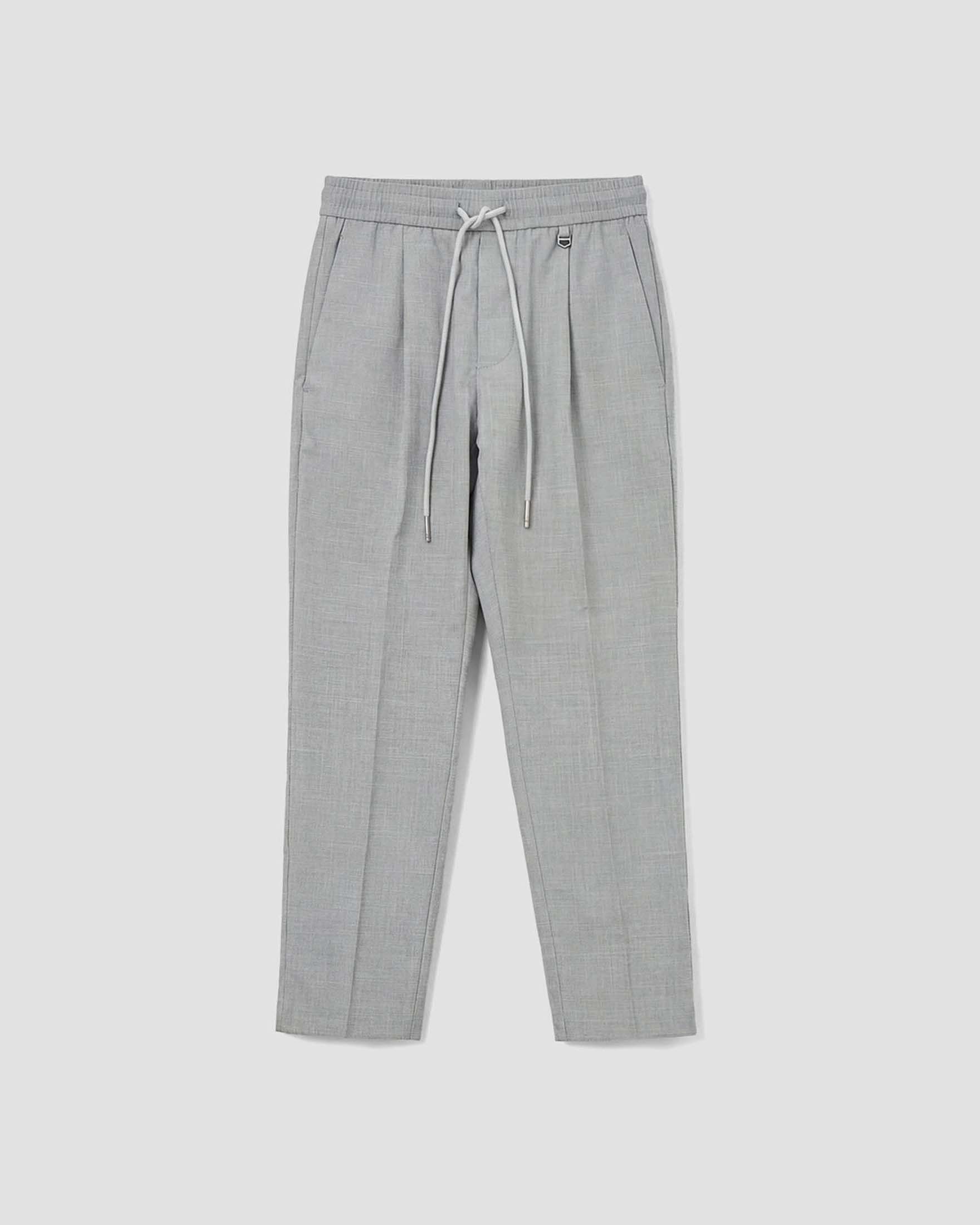 Pantalone Antony Morato in grisaglia di misto viscosa color verde agave