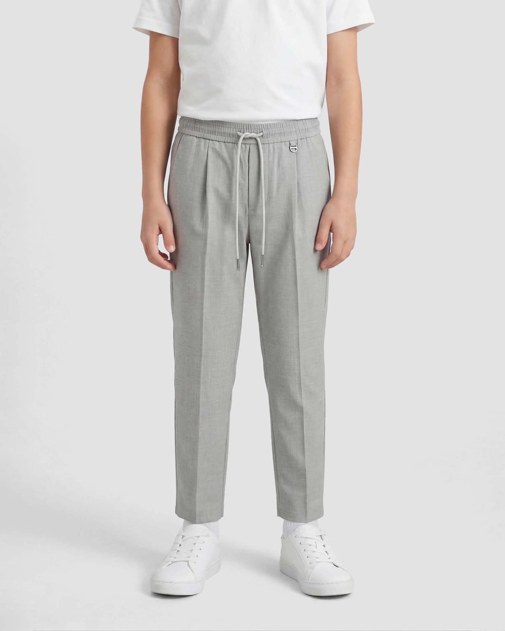 Pantalone Antony Morato in grisaglia di misto viscosa color verde agave image