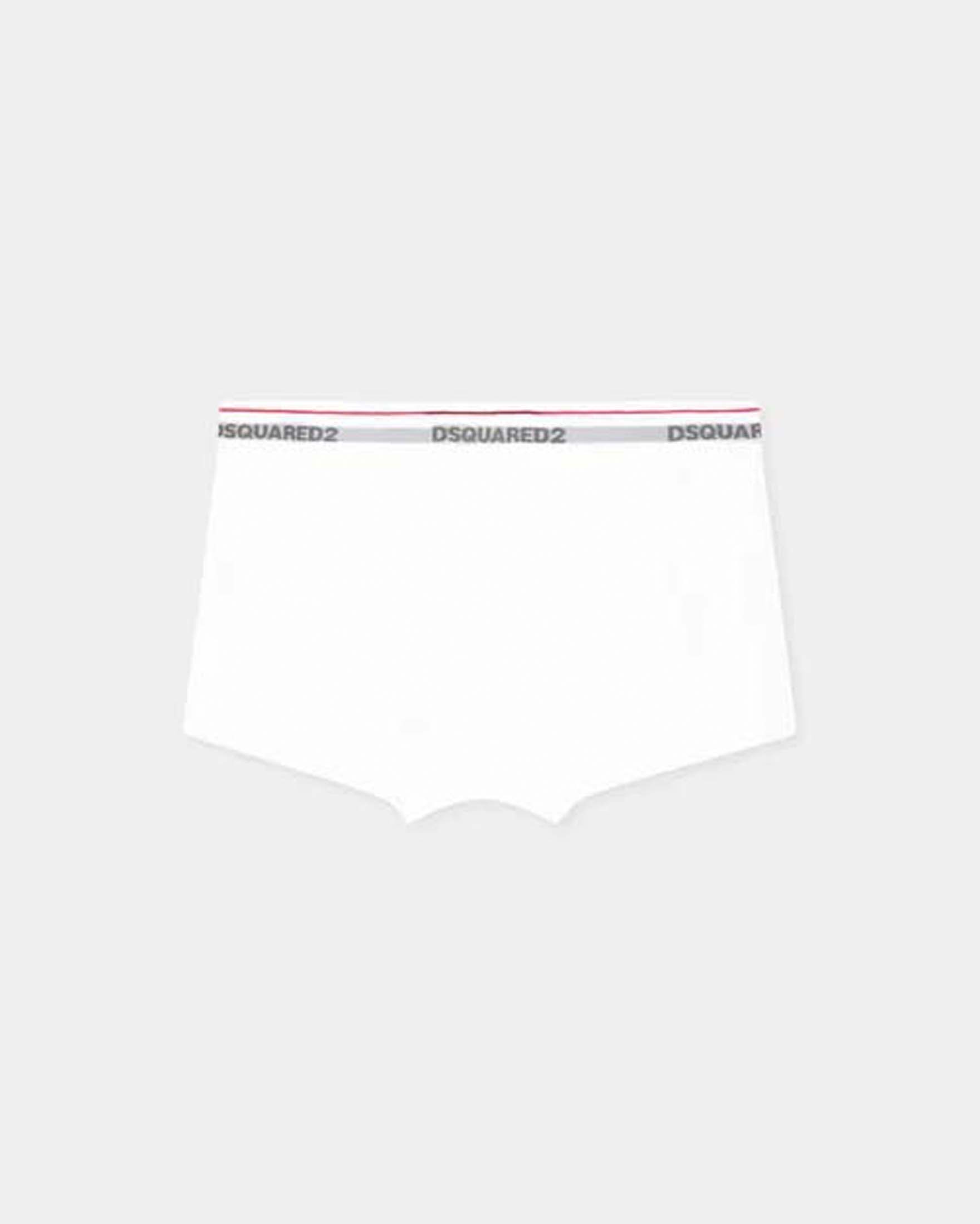 Boxer Dsquared2  due pezzi nero e bianco in cotone stretch image