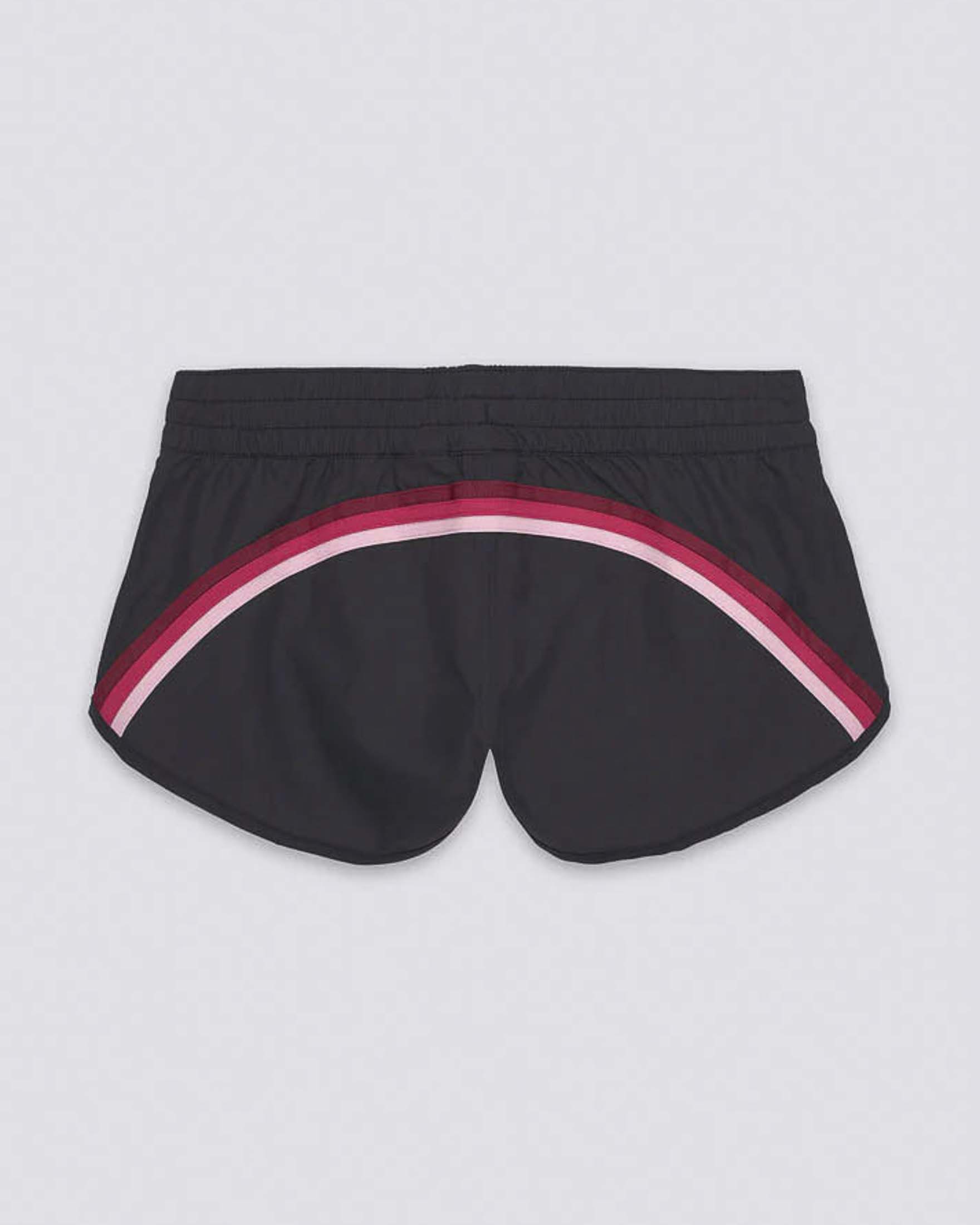 Pantaloncino mare corto Sundek nero dotato di coulisse e tasche con disegno arcobaleno image