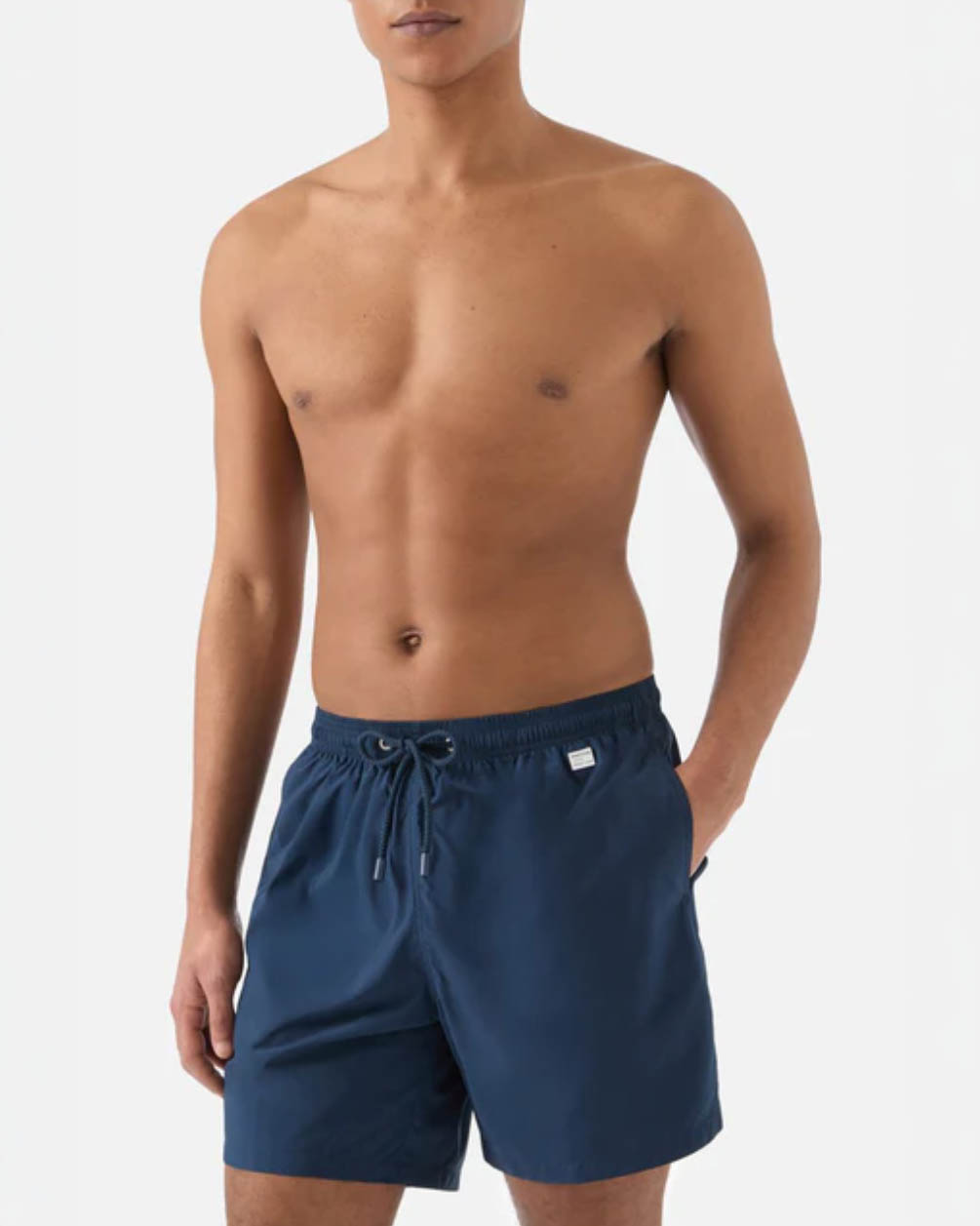 Boxer mare Pantone MC2 Saint Barth blu tinta unita