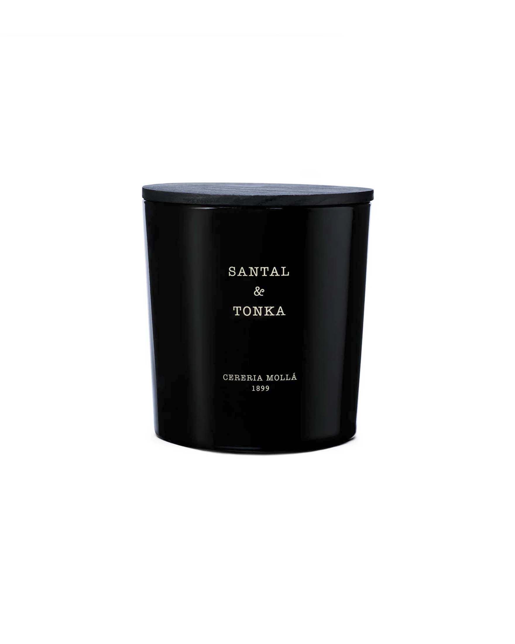 Candela Profumata Santal & Tonka 600 g con 3 Stoppini