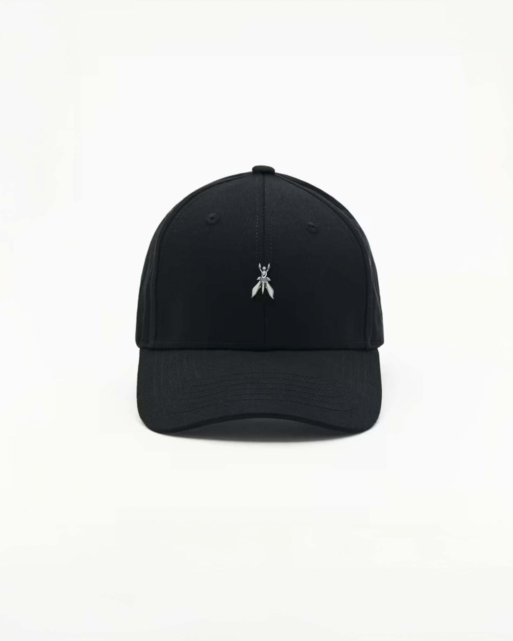 Cappello Fly Baseball Patrizia Pepe nero in puro cotone
