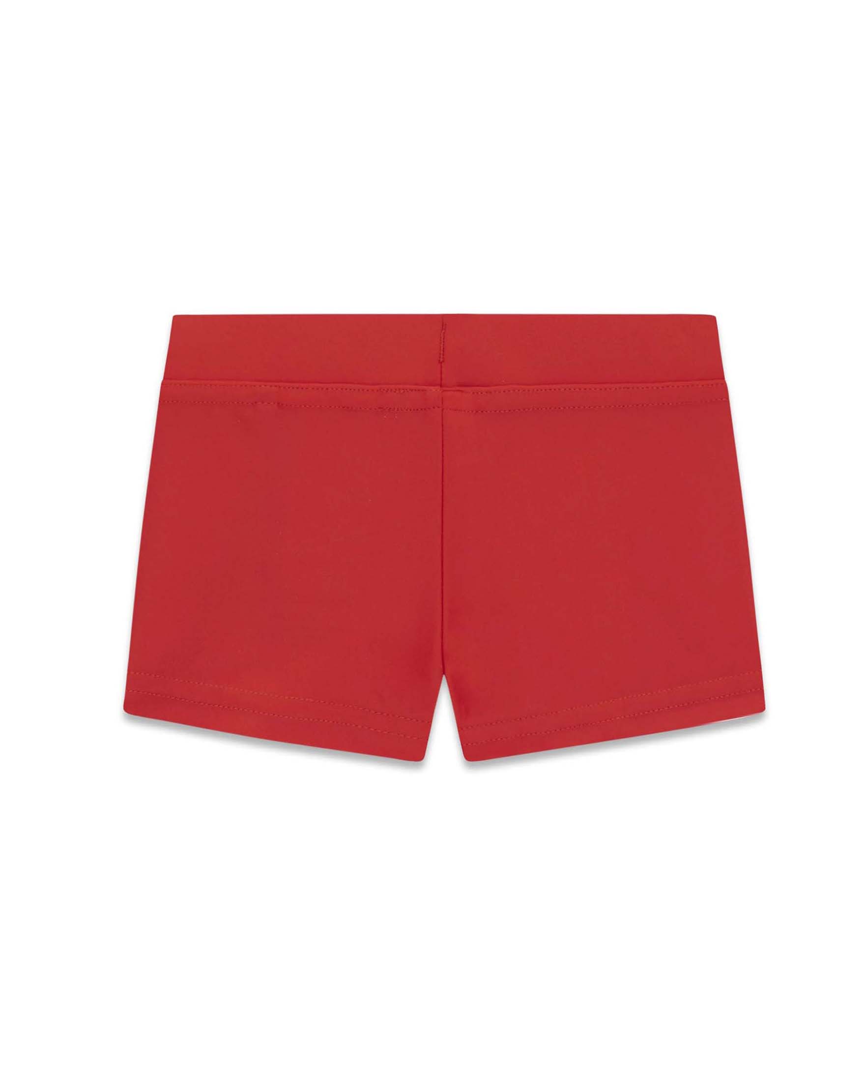 Boxer mare Guess rosso in misto poliammide con stampa logo image