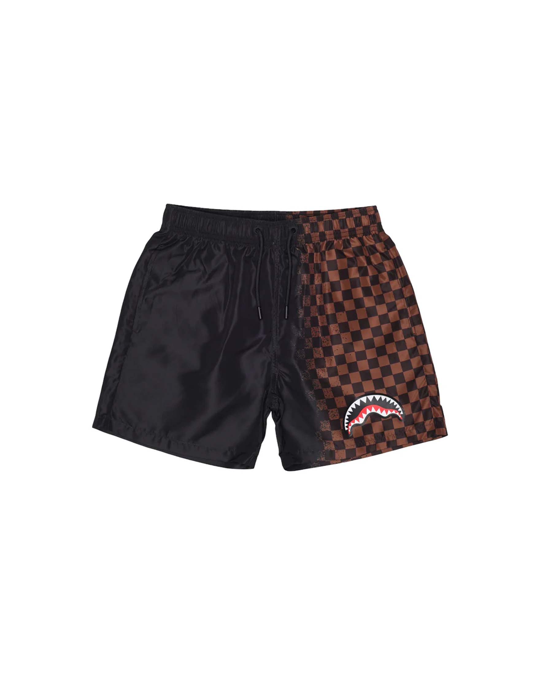 Boxer Sprayground nero e marrone in damier