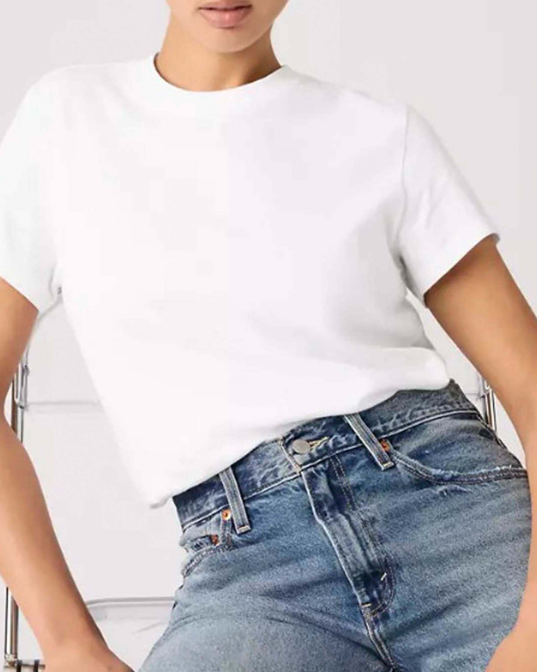T-shirt Favorite Slub Levi's bianca in cotone con logo Red Tab ricamato