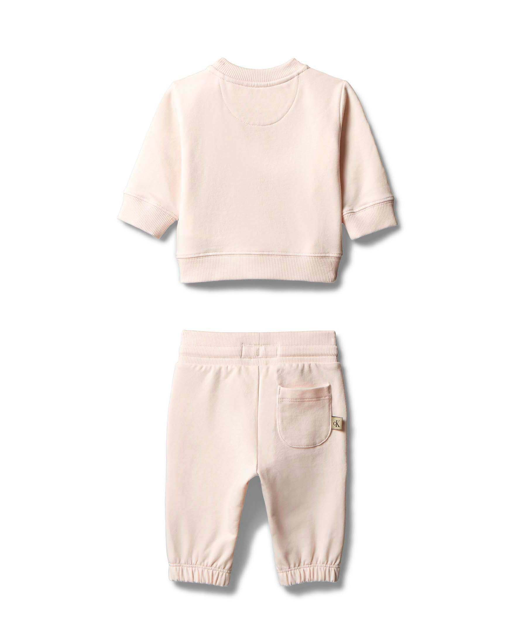 Completo tuta Calvin Klein rosa in cotone stretch image
