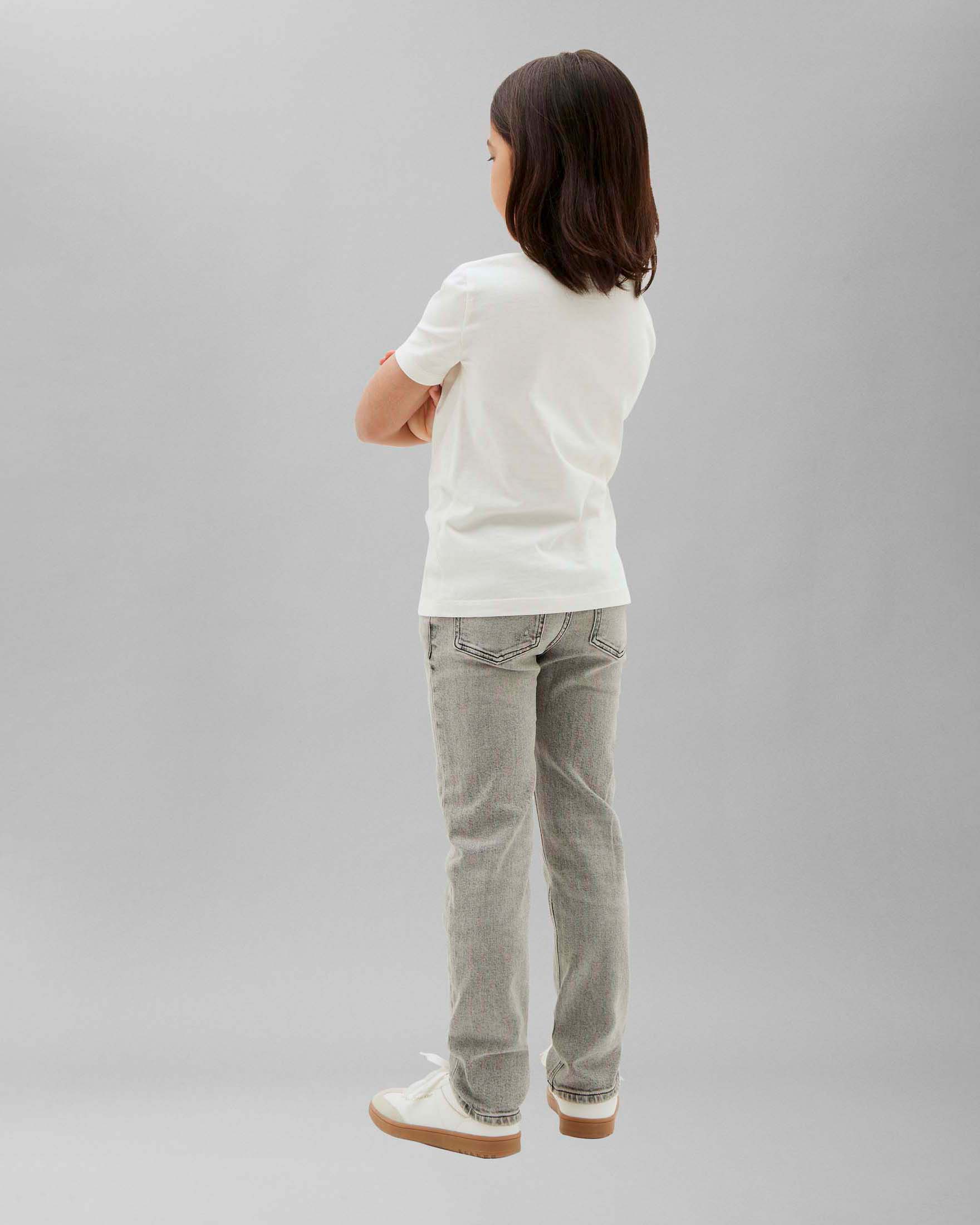 Jeans grigio Calvin Klein regular fit lavaggio stone washed image