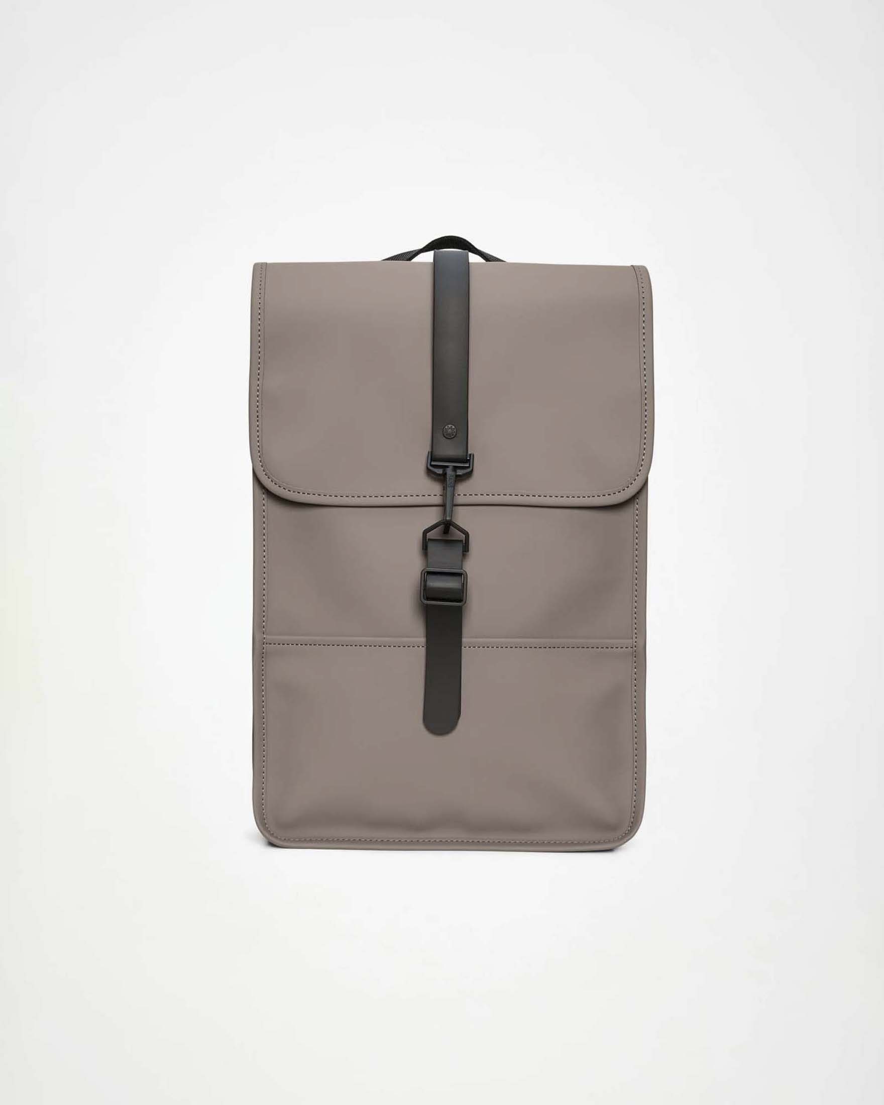 Puffed Backpack Mini Rains antracite in tessuto impermeabile