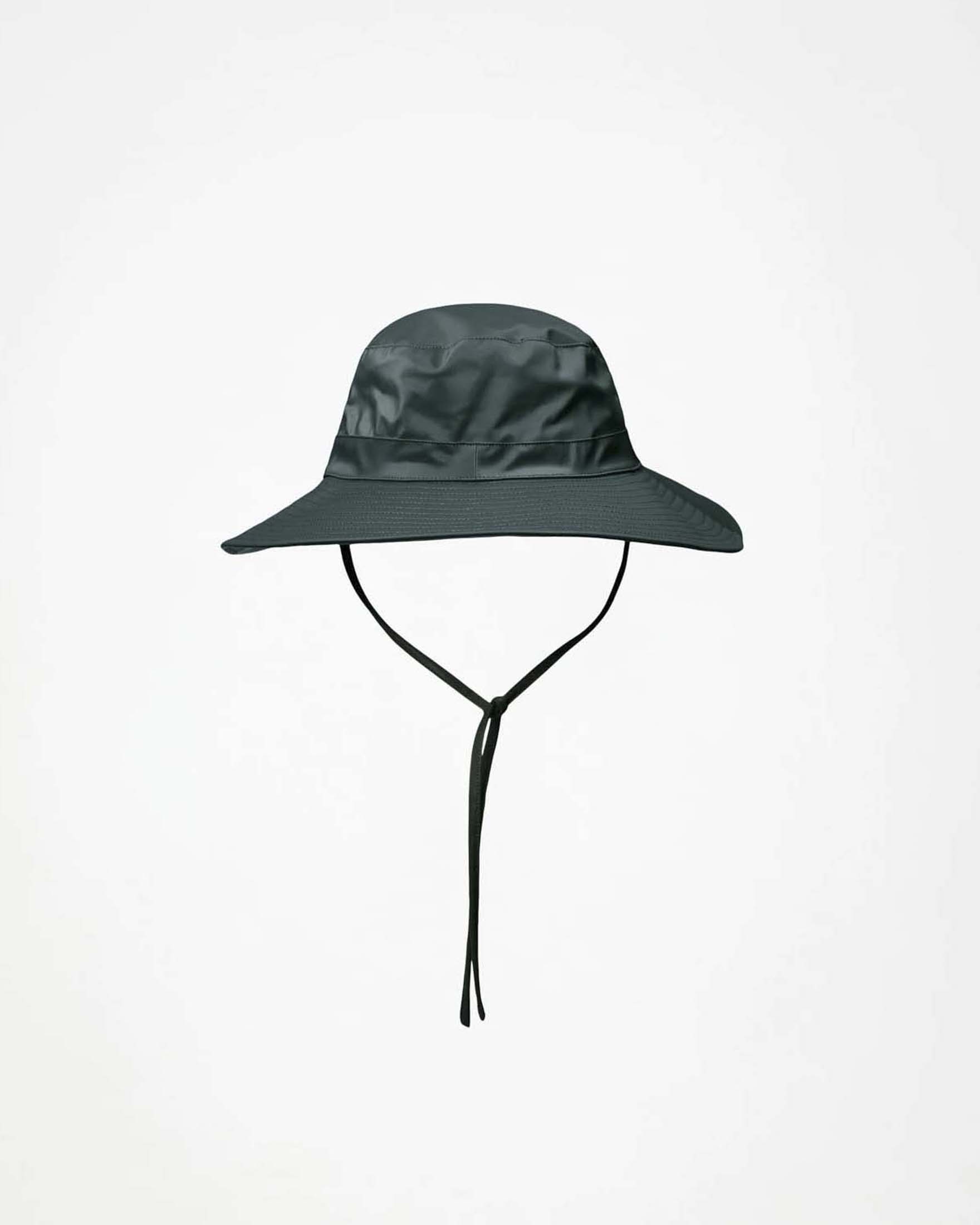Boonie Hat Rains prugna in tessuto impermeabile con cordino