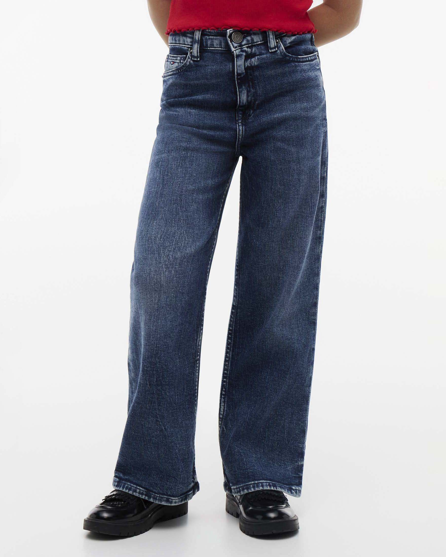 Jeans flare Tommy Hilfier lavaggio scuro stone washed