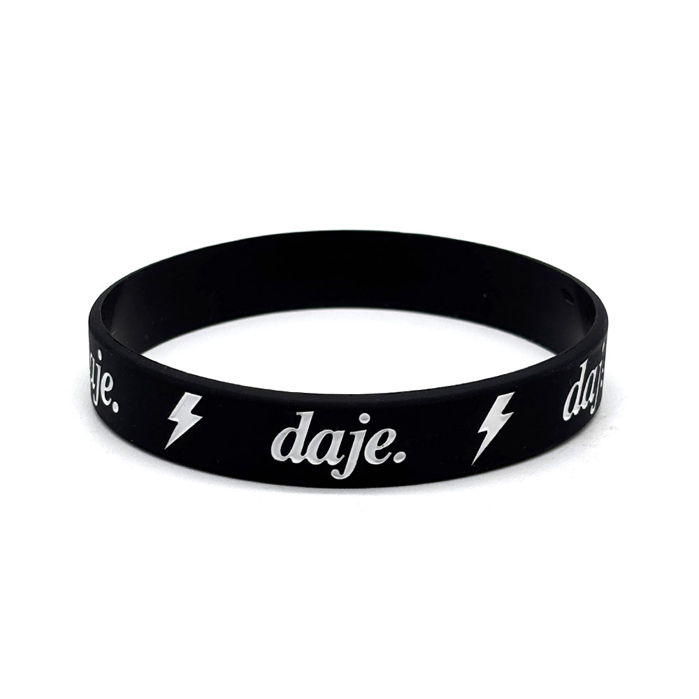 Braccialetto Silicone - Daje Black