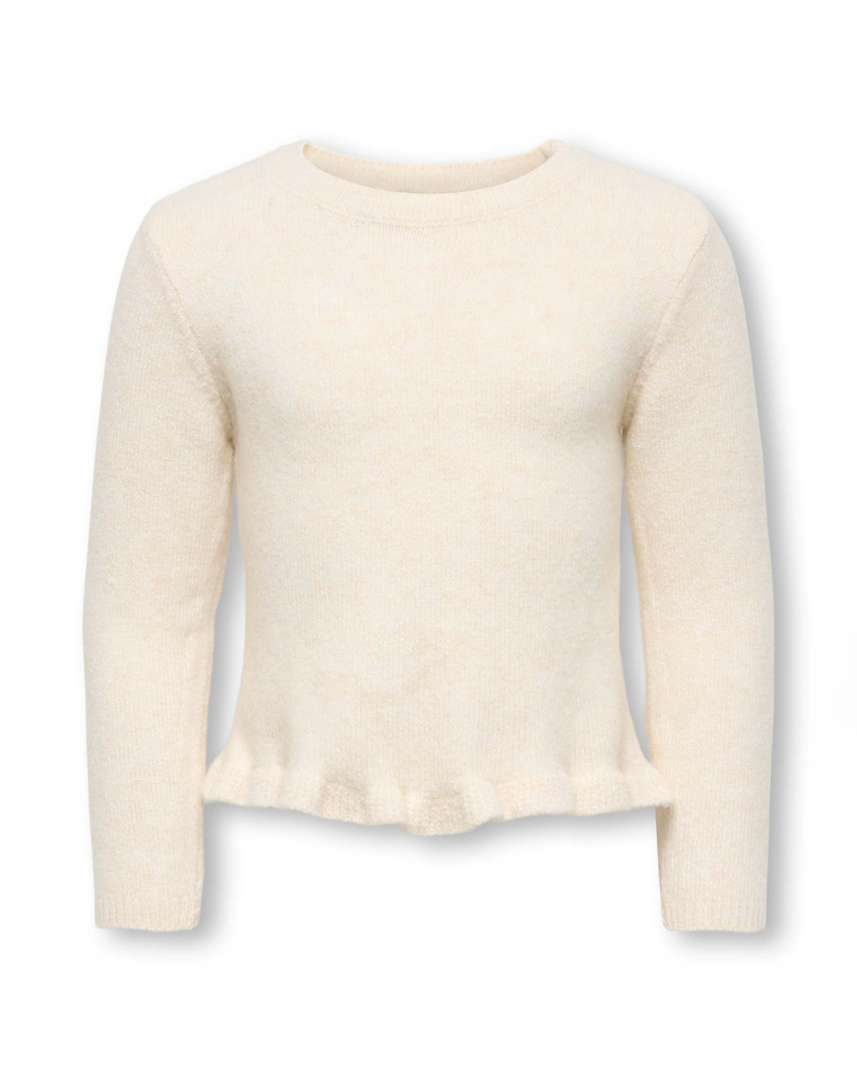 Maglia Kids Only panna con ruches sul fondo