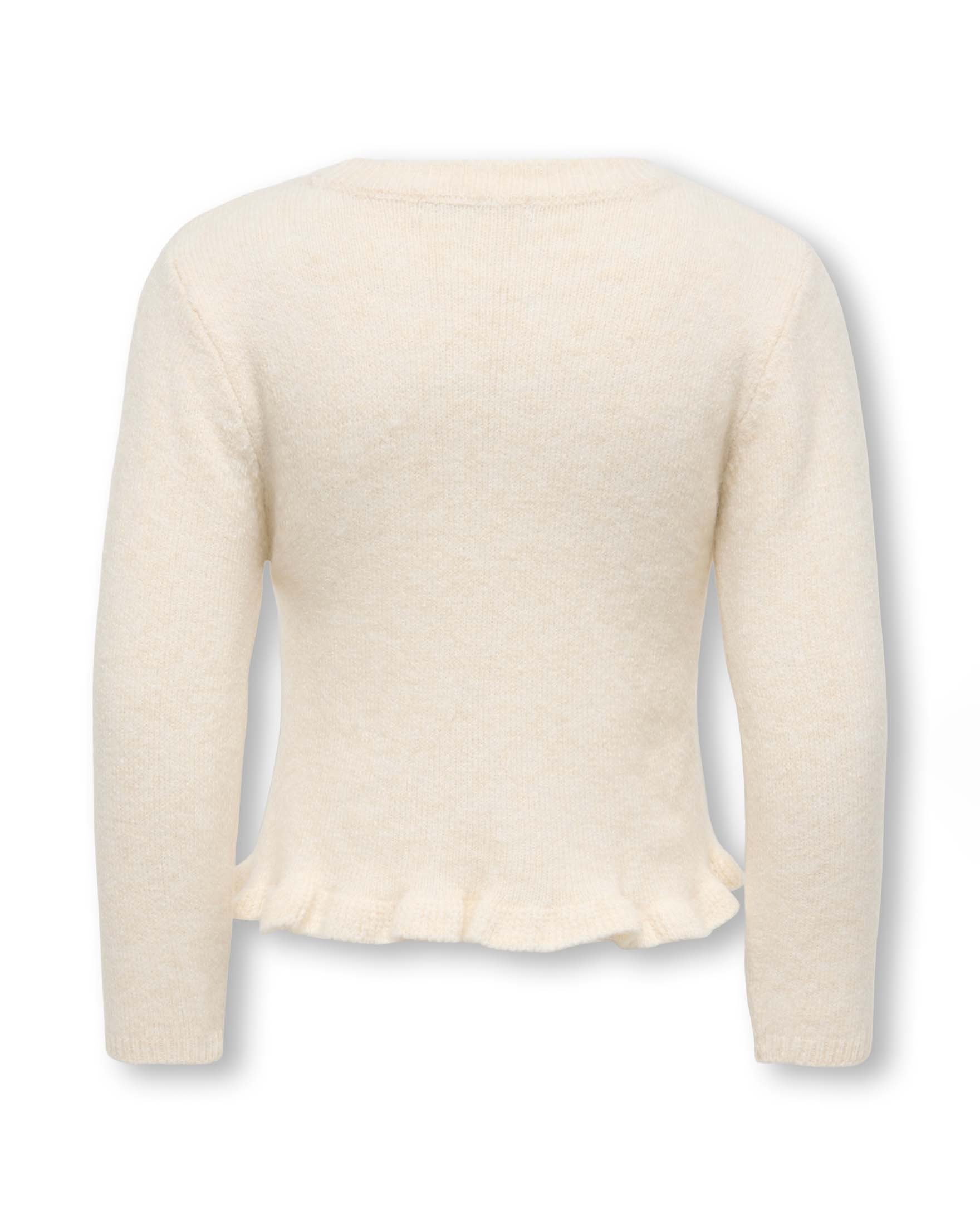 Maglia Kids Only panna con ruches sul fondo image