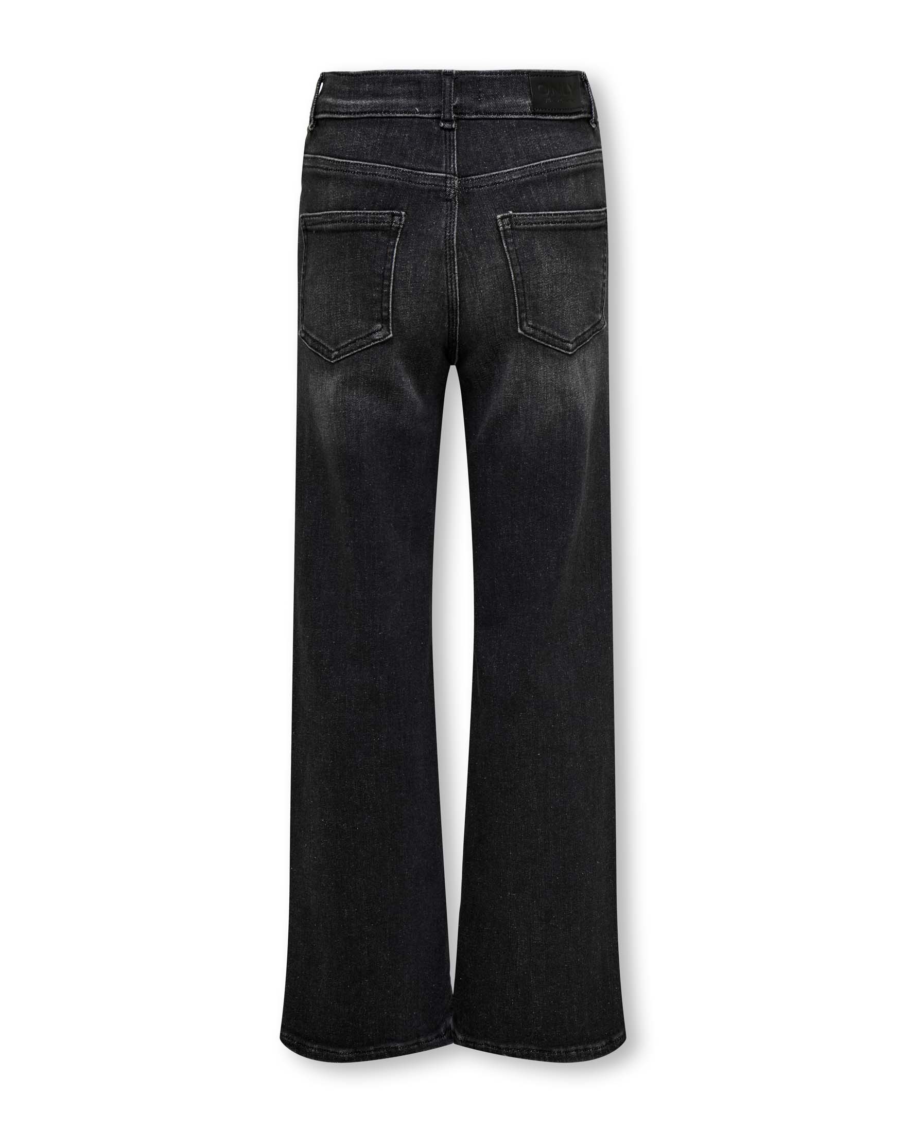 Jeans Kids Only neri lavaggio scuro in misto cotone image