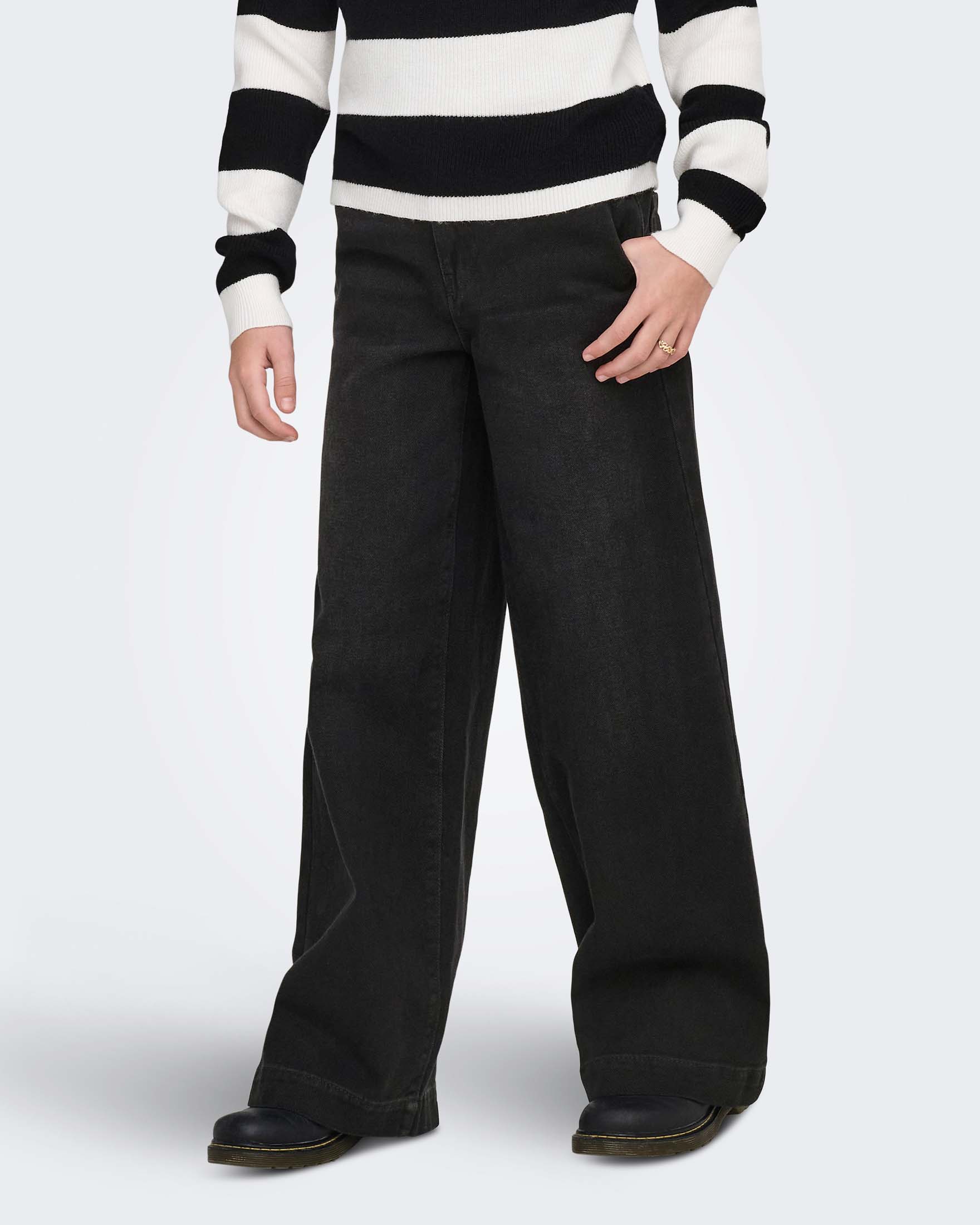 Jeans a gamba larga Kids Only lavaggio scuro in cotone image