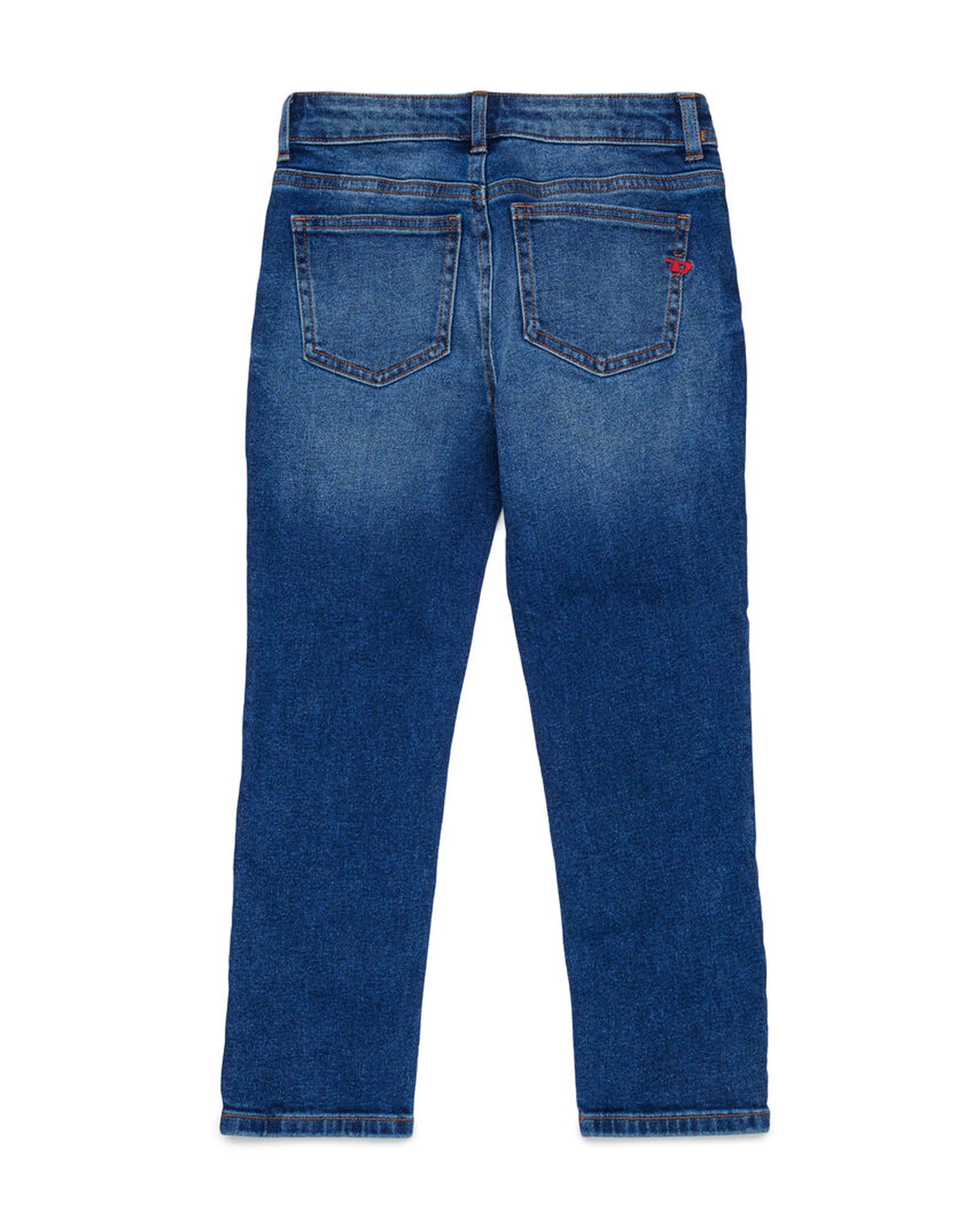 Jeans slim fit Diesel a lavaggio scuro stone washed image