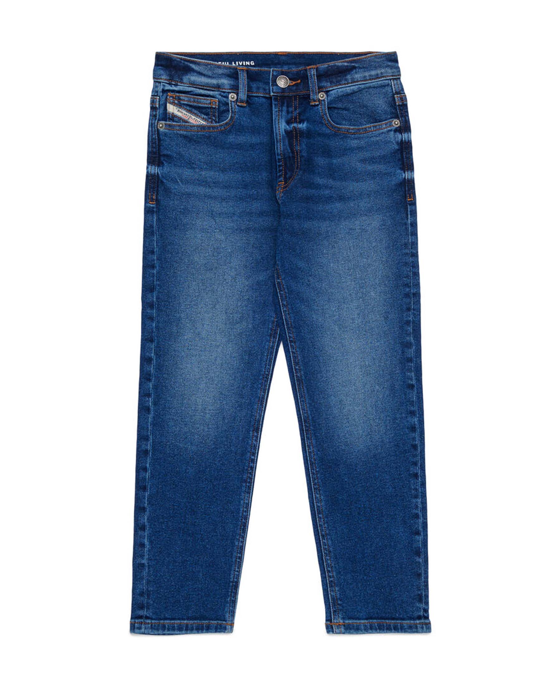Jeans regular fit Diesel a lavaggio scuro stone washed