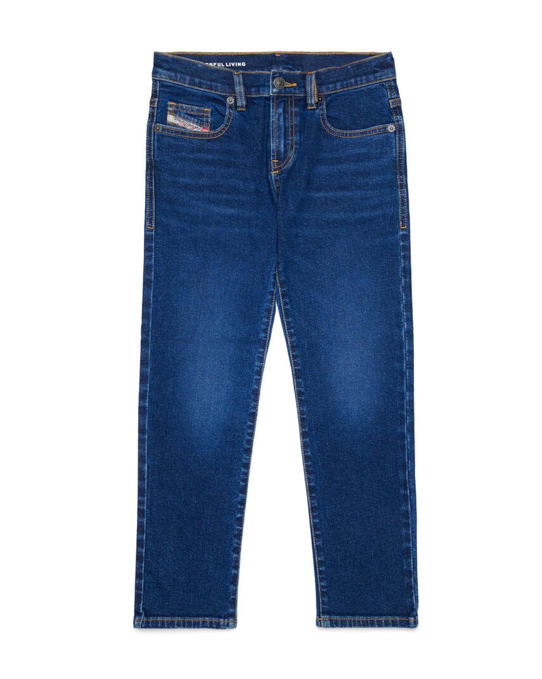 Jeans regular fit Diesel a lavaggio scuro stone washed