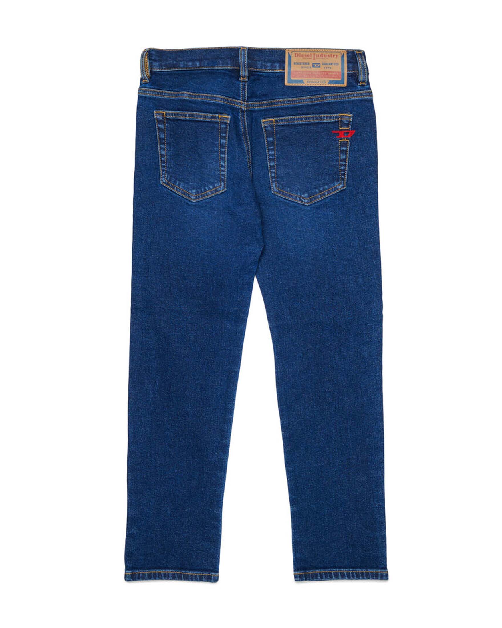 Jeans regular fit Diesel a lavaggio scuro stone washed image