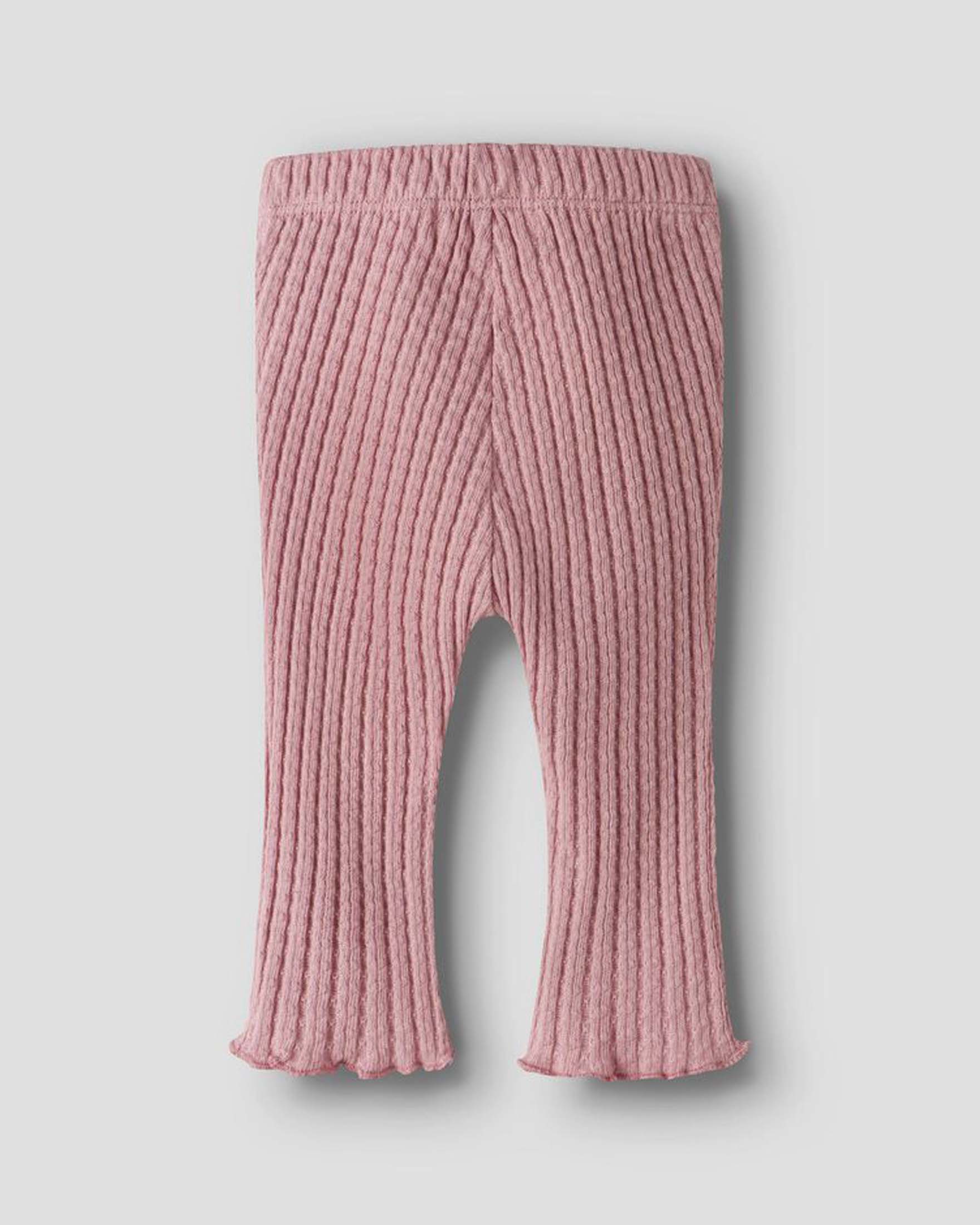 Leggins Lil'Atelier rosa antico in cotone operato image