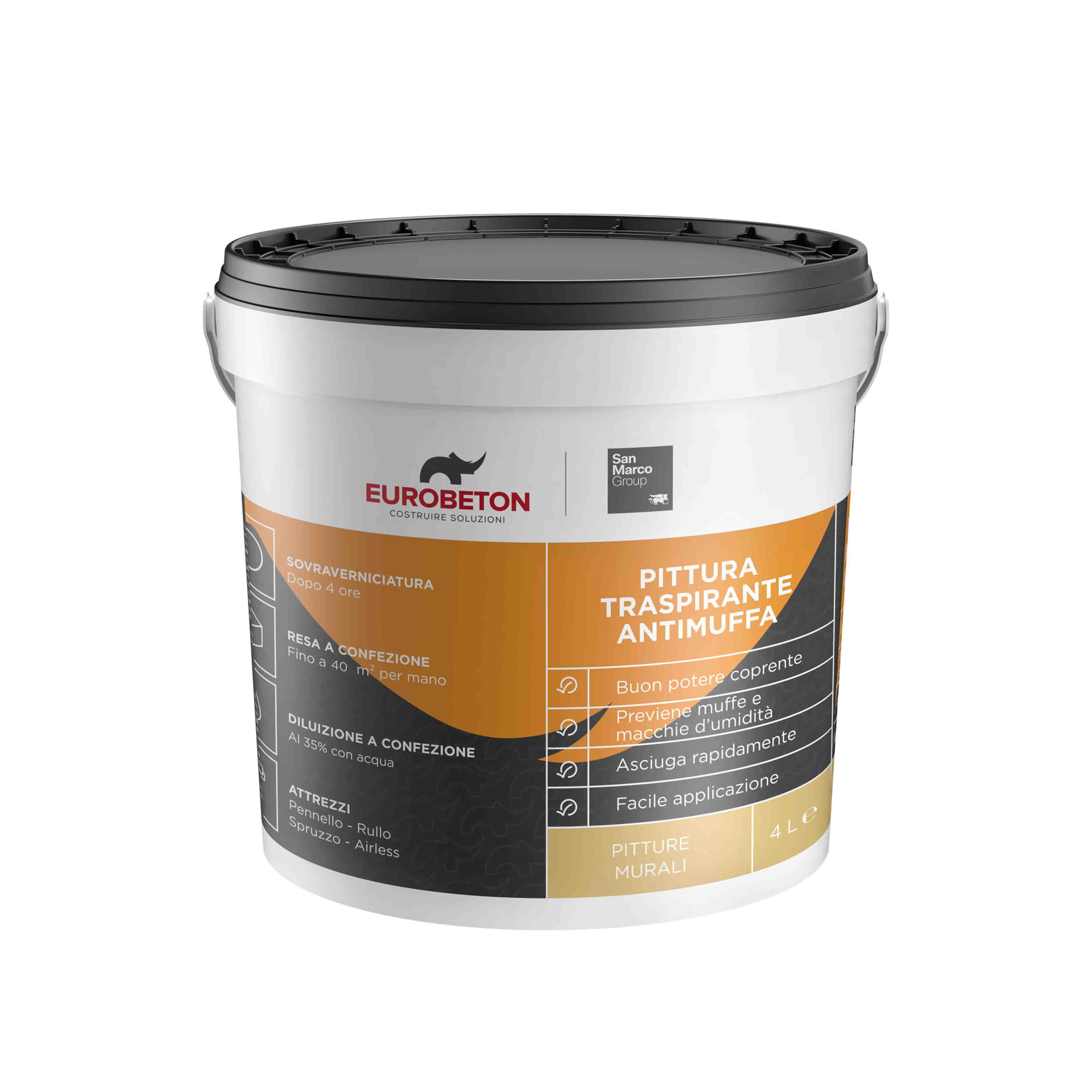 PITTURA TRASPIRANTE ANTIMUFFA
