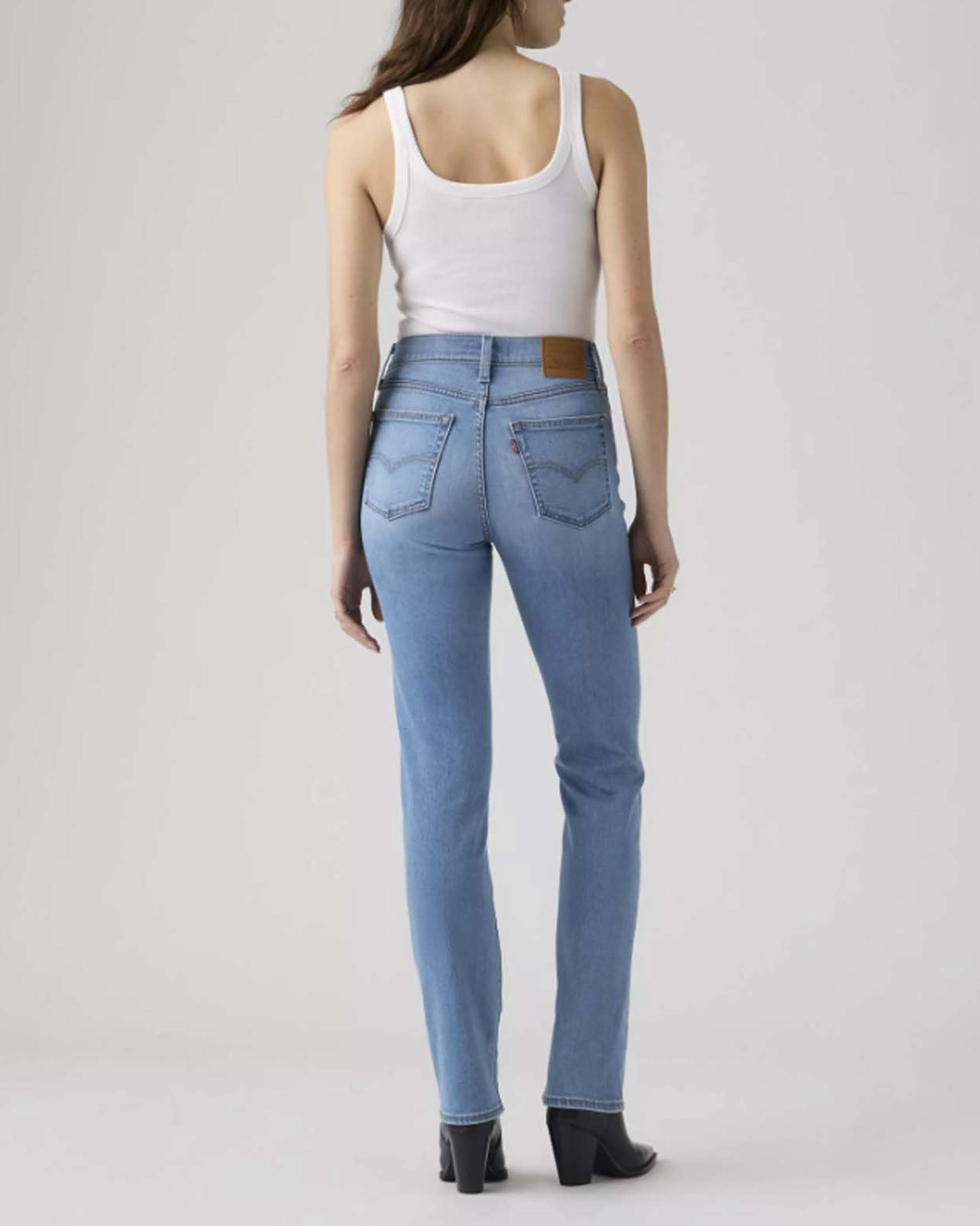 Jeans 722 High Rise Slim Levi's stonewash in denim stretch di cotone e lyocell image