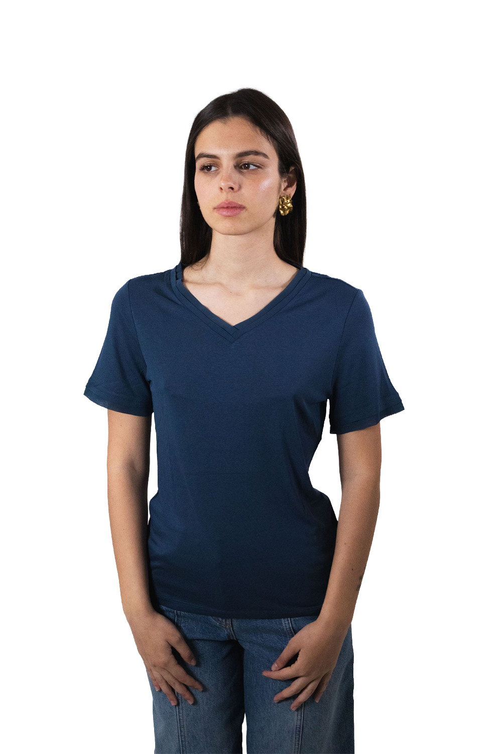 T-shirt Scollo a V