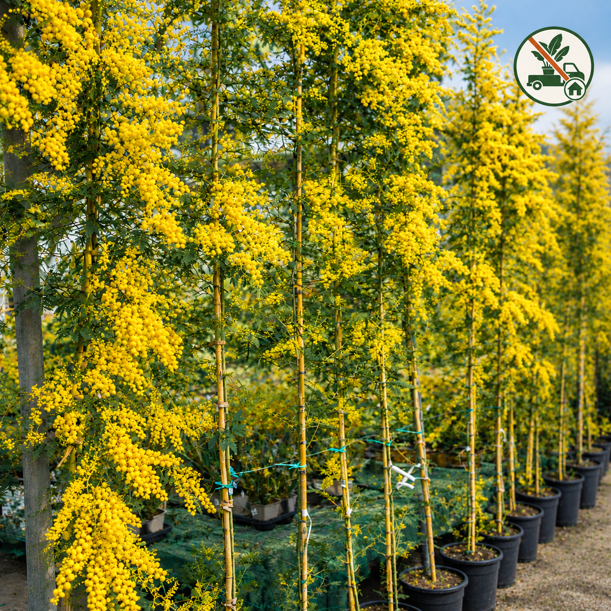 Mimosa alberello ø30cm. (Acacia Dealbata)