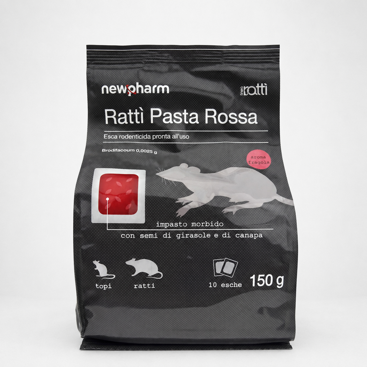 INSETTICIDA PER RATTI (PASTA ROSSA) 150GR