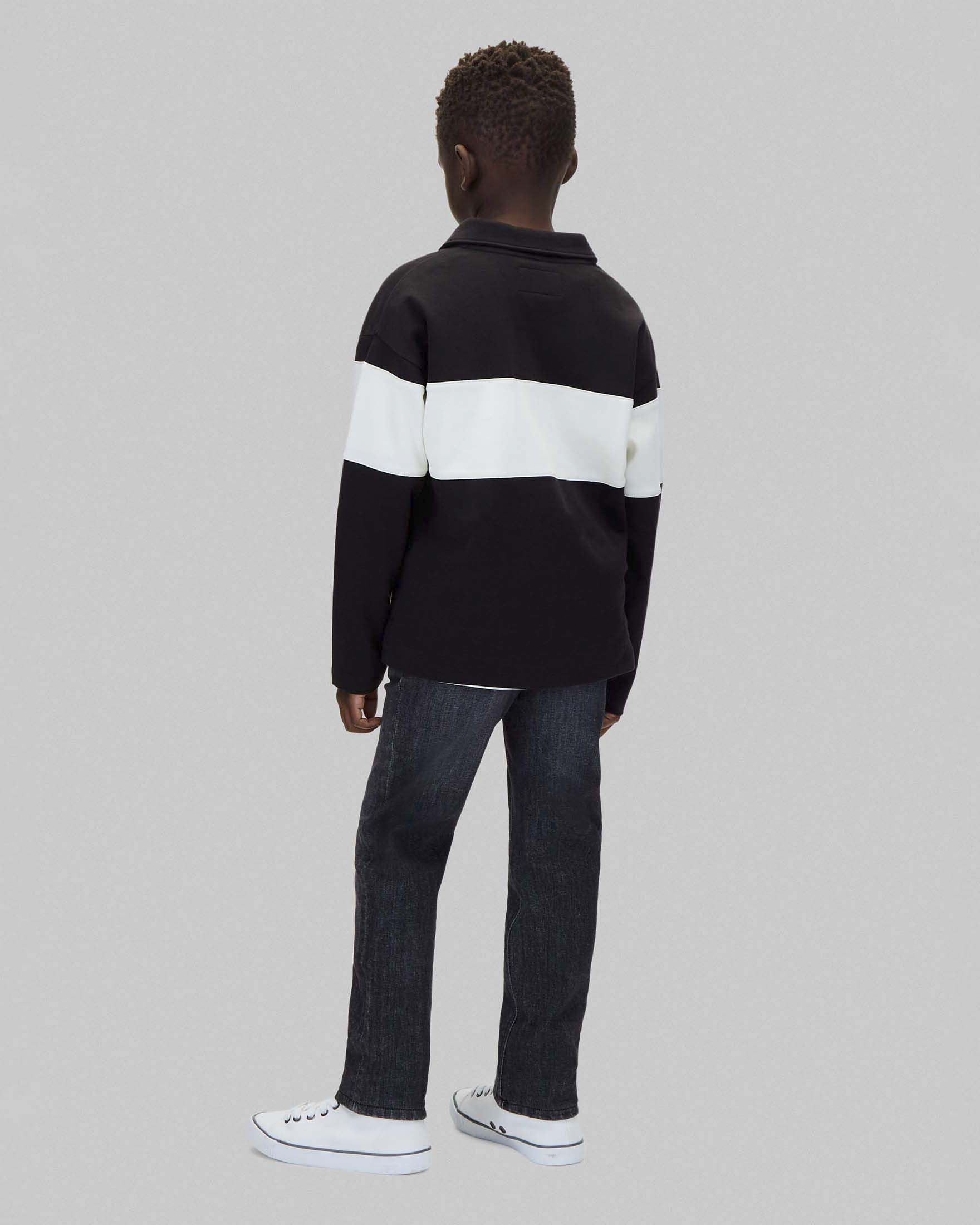 Jeans slim nero Calvin Klein in cotone stone washed image