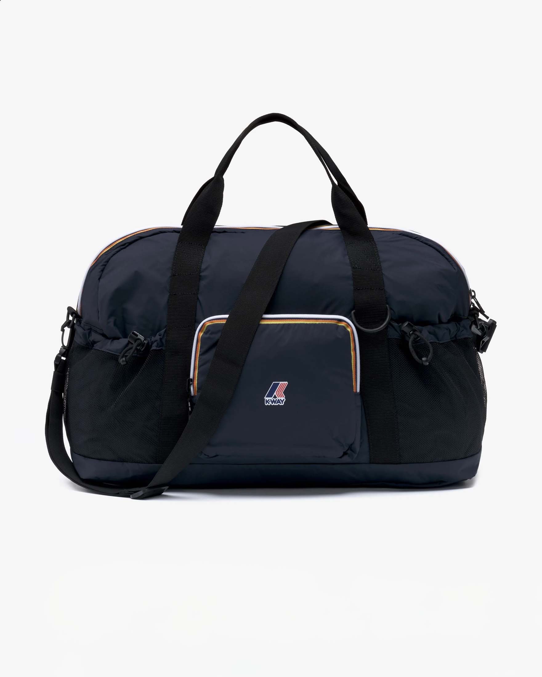 Borsone weekend K-way Marcel blu in nylon ripstop leggero