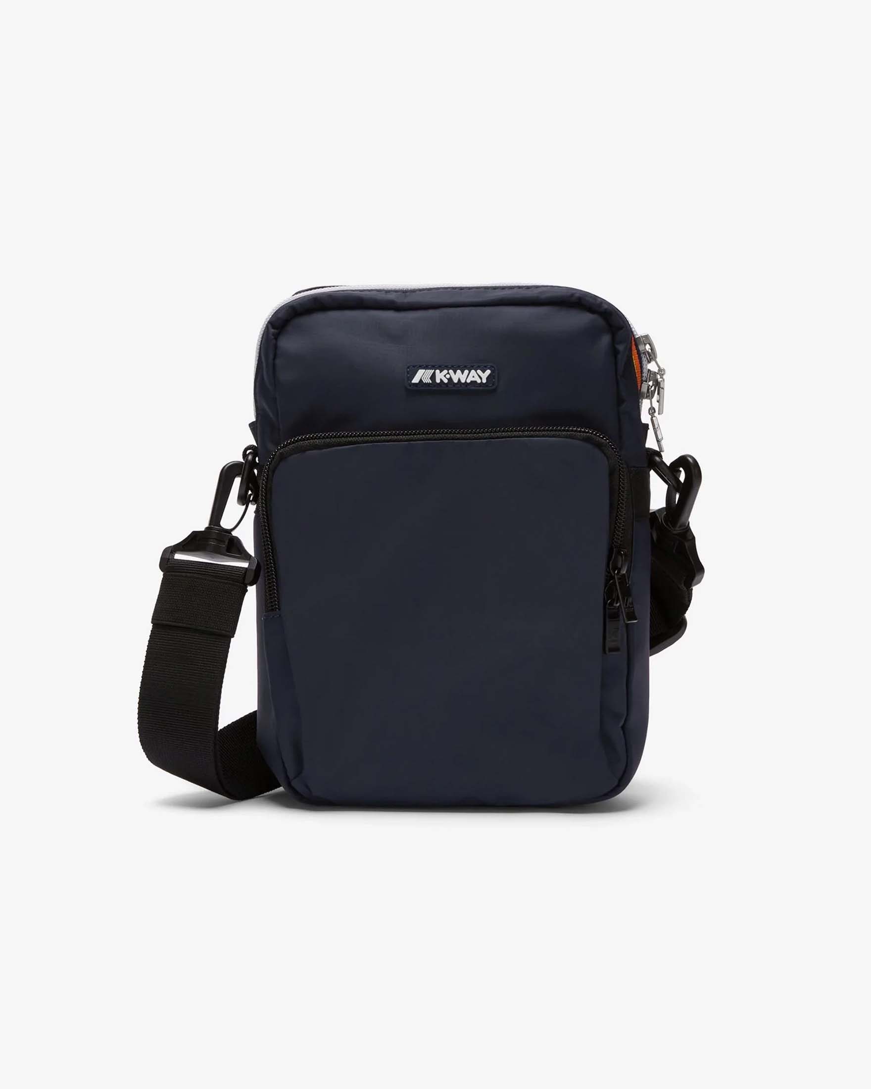 Borsetta a tracolla Erloy K-way blu in nylon ripstop