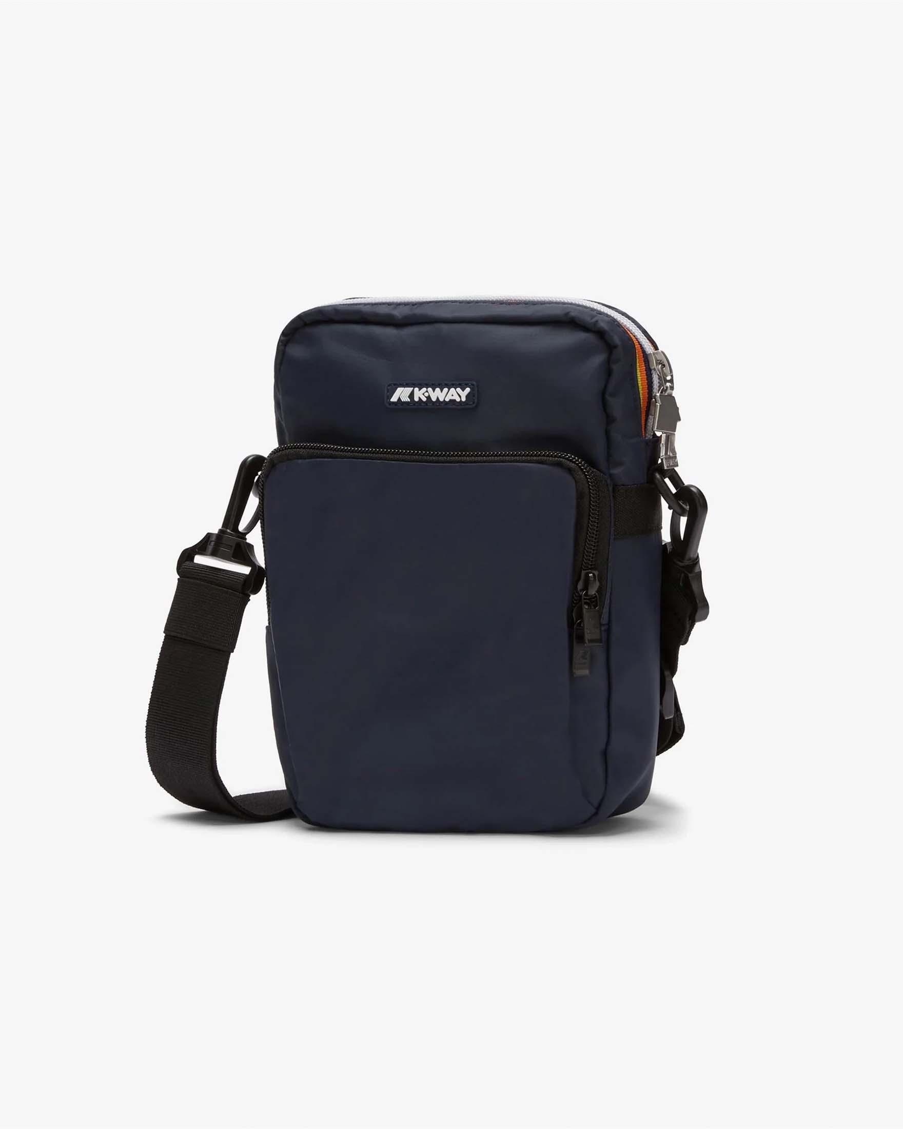Borsetta a tracolla Erloy K-way blu in nylon ripstop image