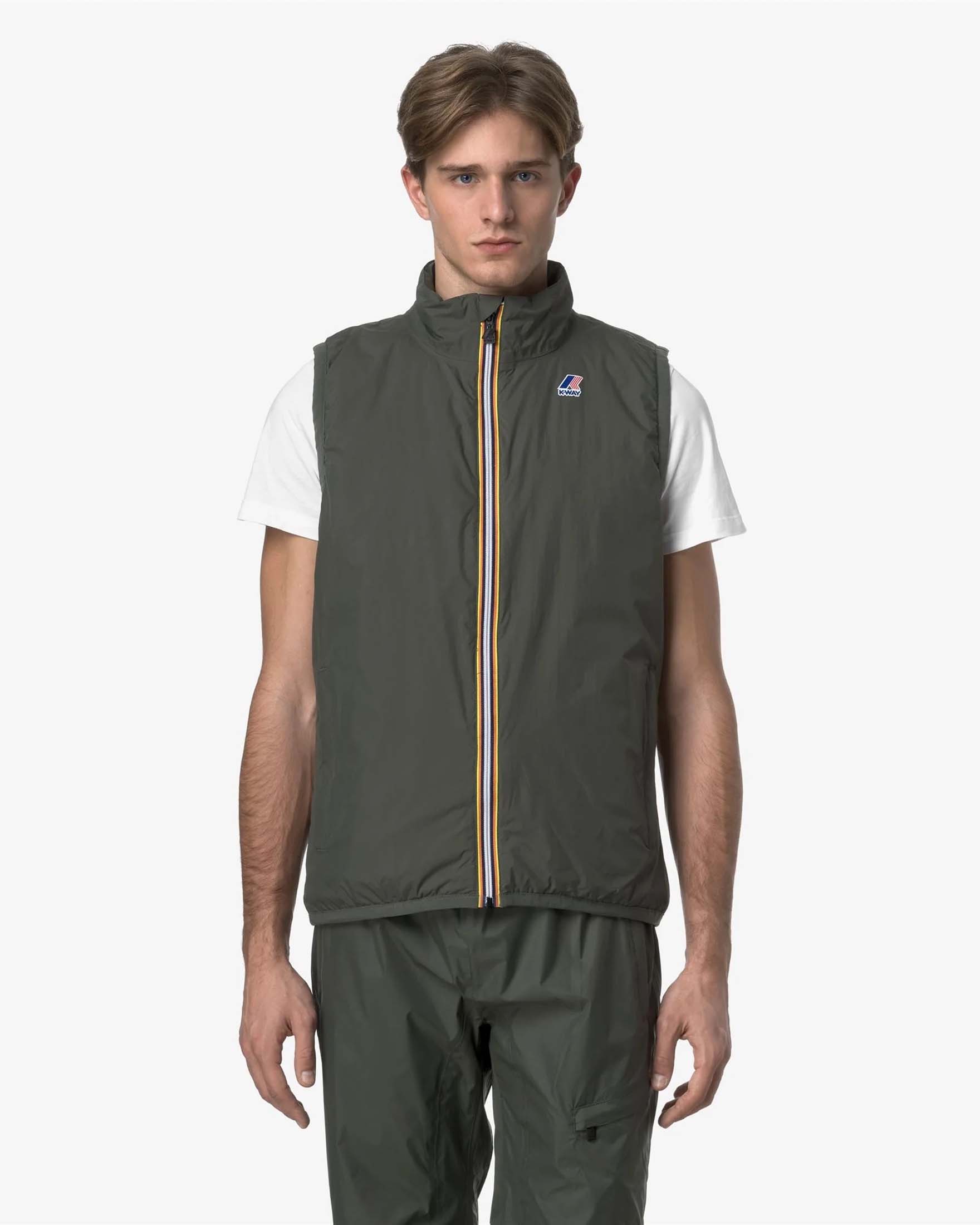 Gilet K-way Le Vrai 4.0 Rouland Warm verde militare