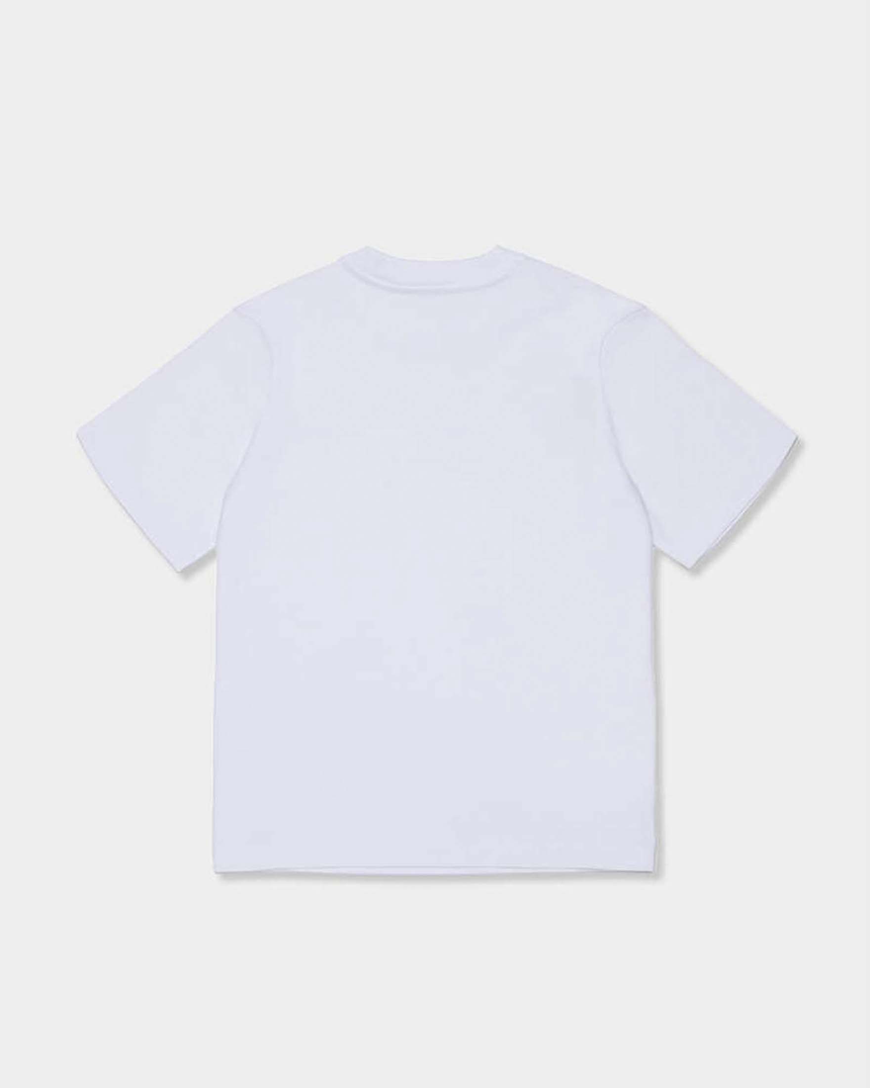 T-shirt Dsquared2 bianca in puro cotone con scritta logo tartan image