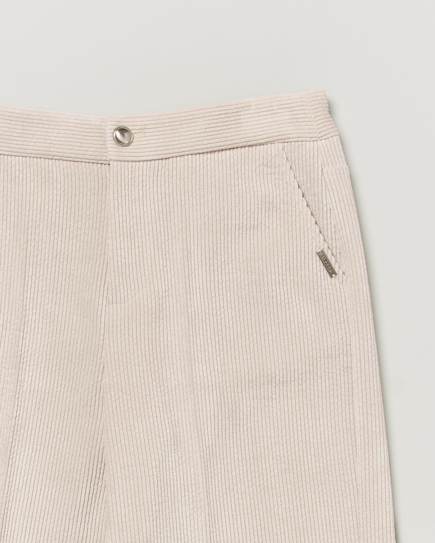 Pantalone palazzo Kocca in velluto a costine beige image